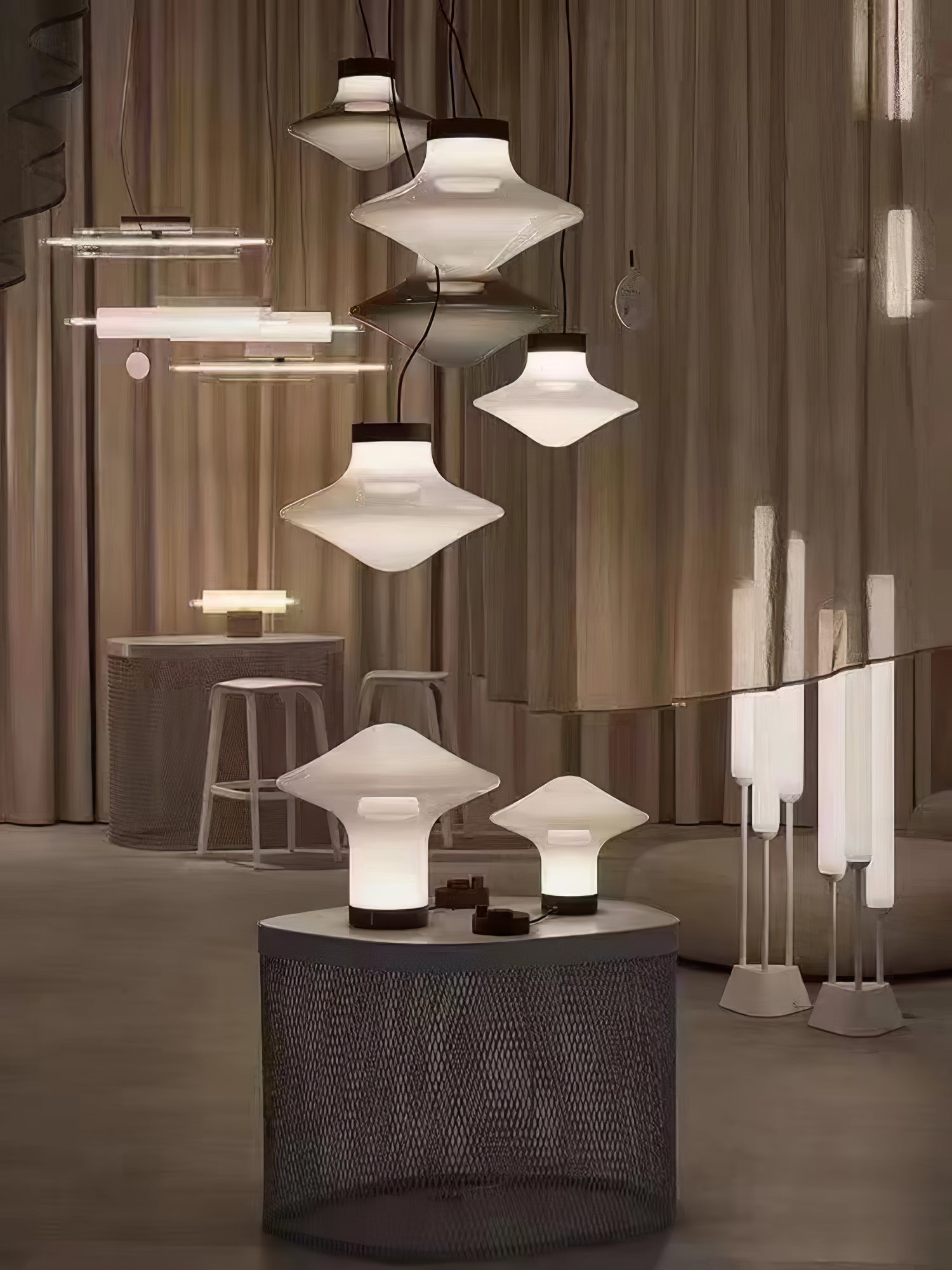 Esoleth Premium Nordic Kunstglas Pendelleuchte-Letslighting