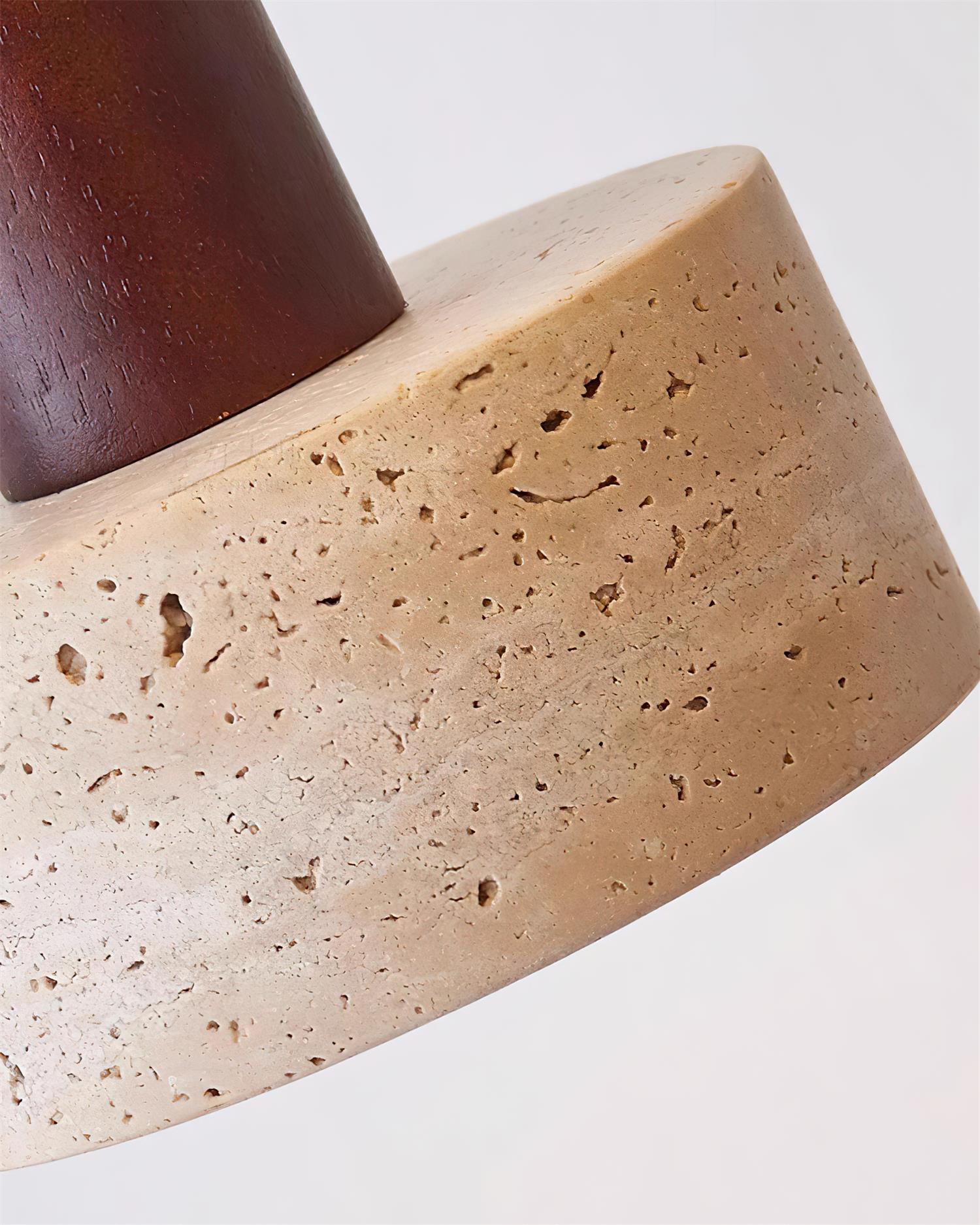 Lunara Multi-Light Pendant Lamp Set Travertine - Letslighting