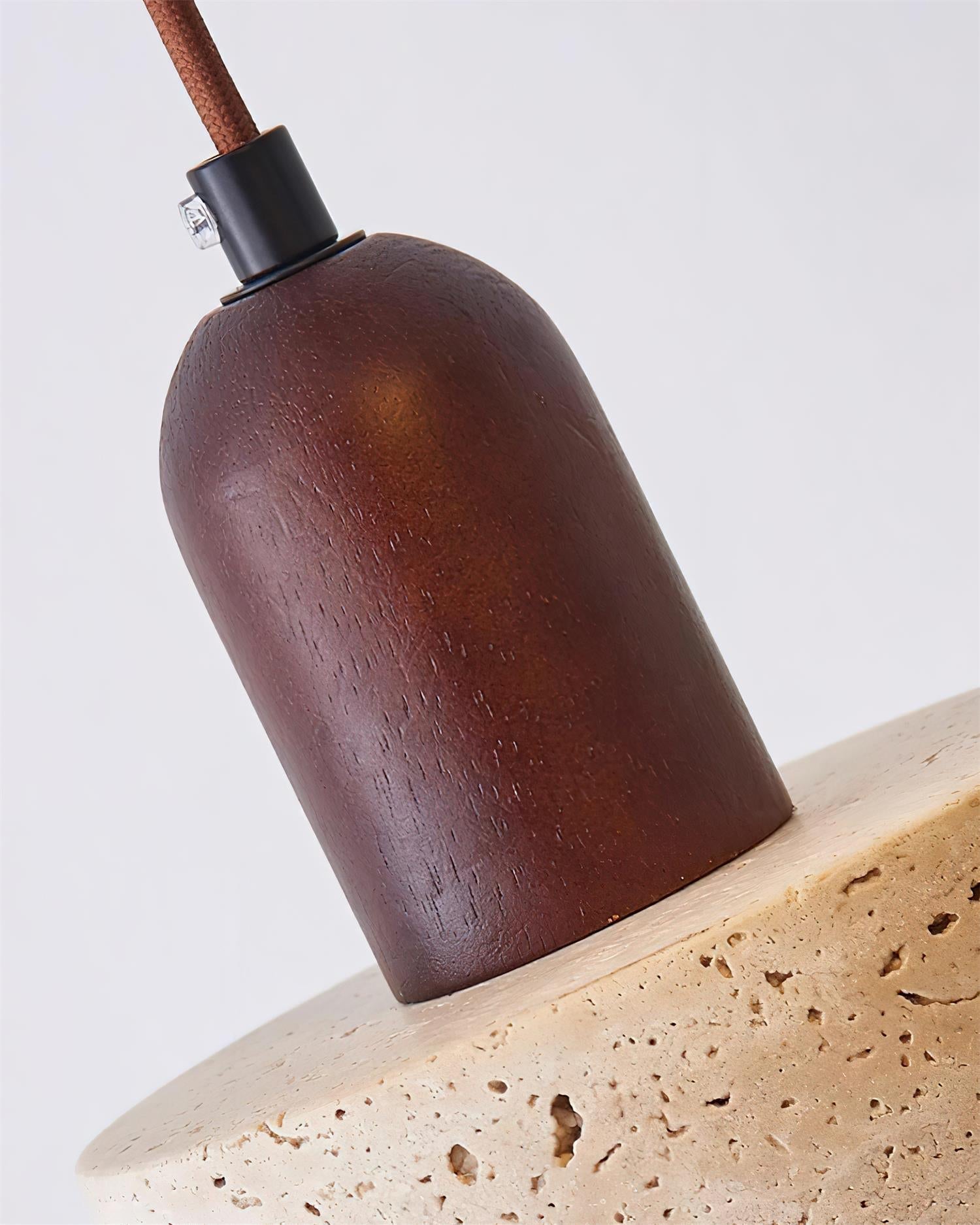 Lunara Multi-Light Pendant Lamp Set Travertine - Letslighting