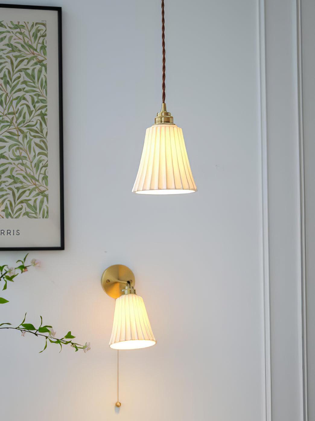 Trumpet Ceramic Pendant Light - Blowlighting