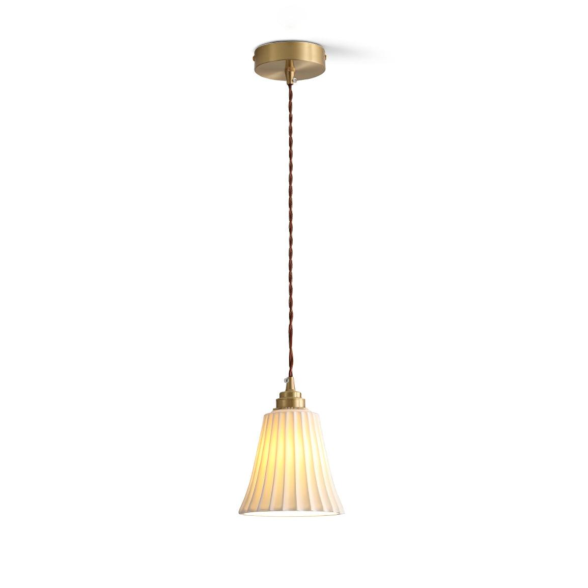 Trumpet Ceramic Pendant Light - Blowlighting