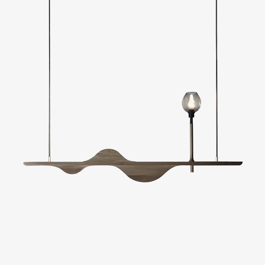 Cushais Wave Holz Pendelleuchte-Letslighting