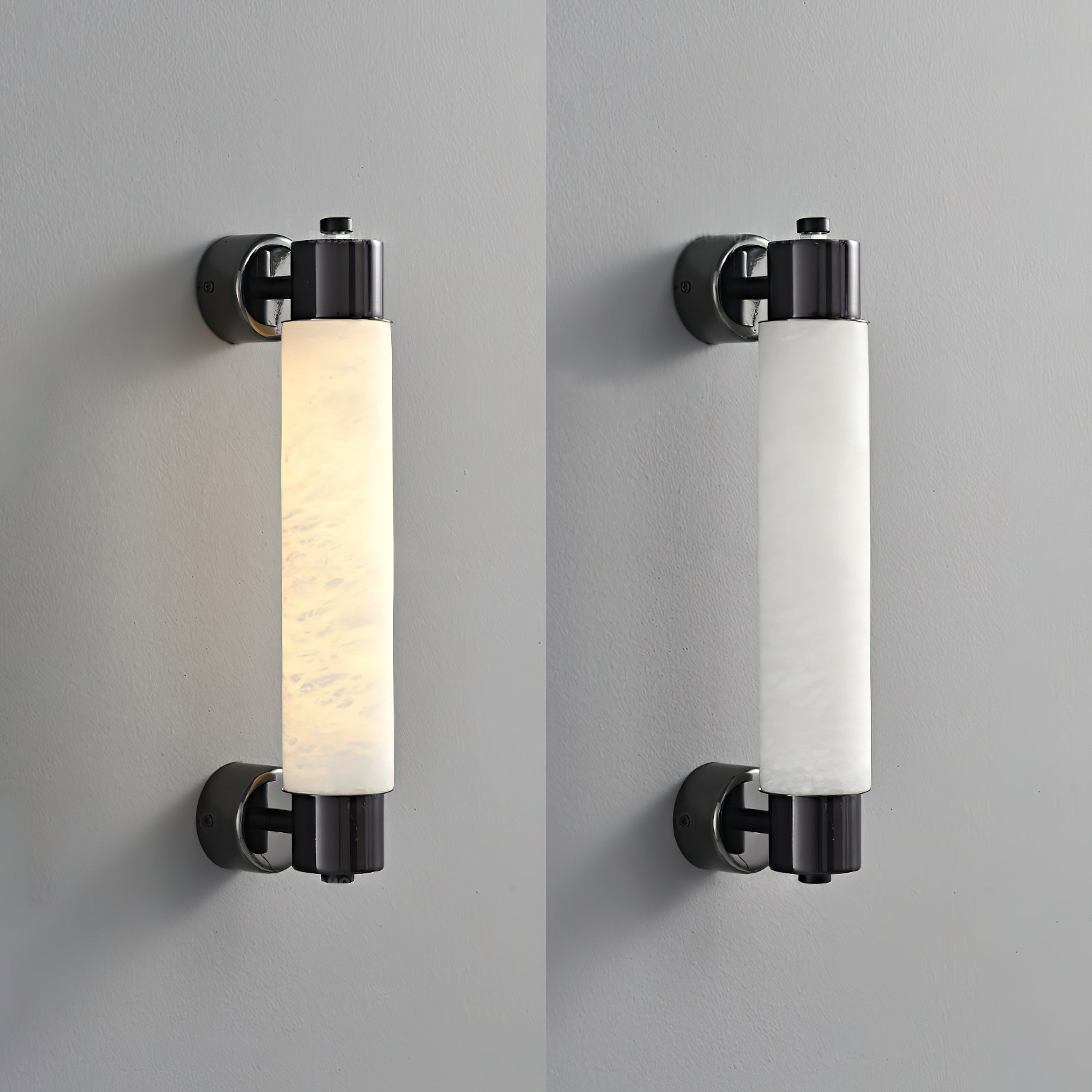 Alraei Modern Minimalist Tube Alabaster Wall Lamp - Letslighting
