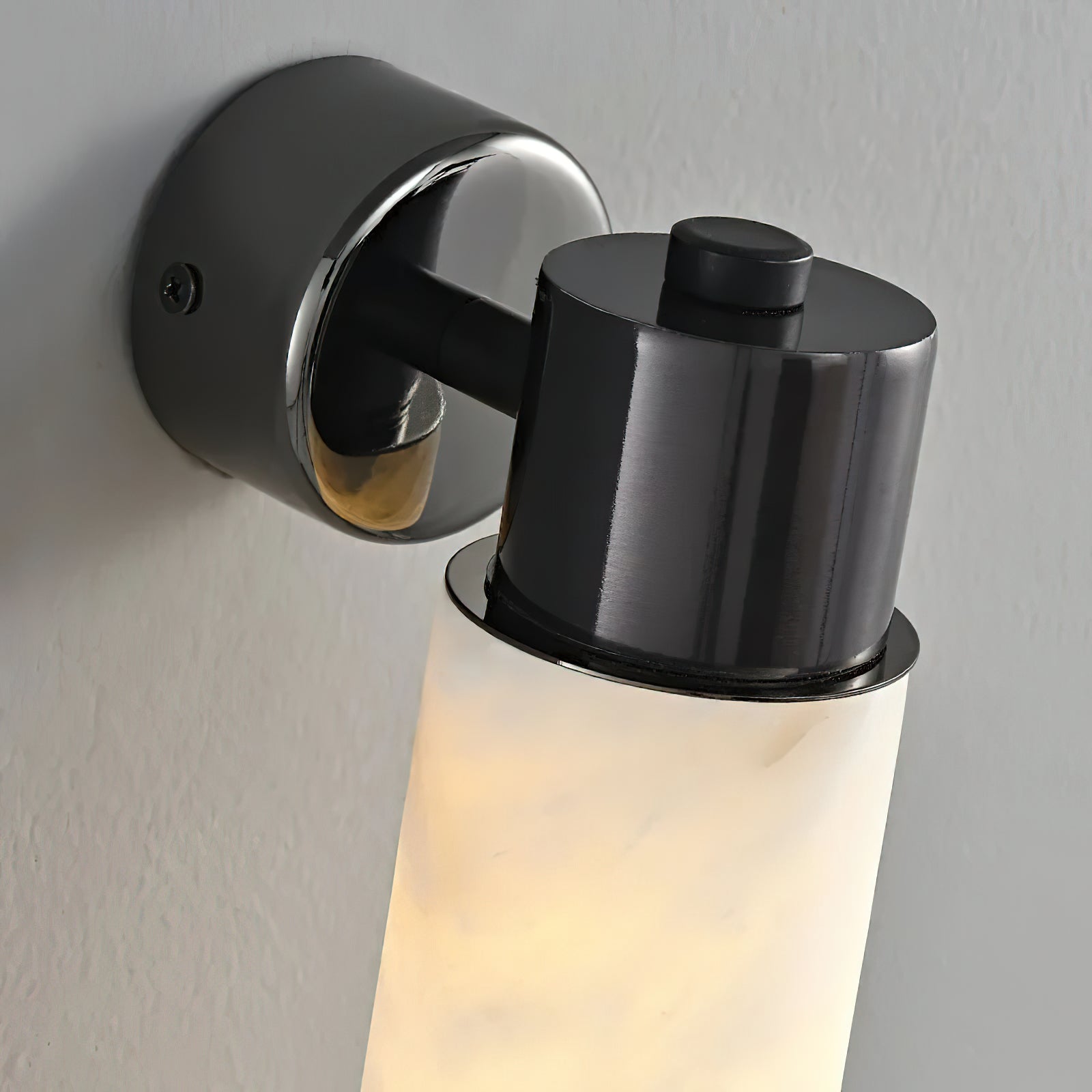 Alraei Modern Minimalist Tube Alabaster Wall Lamp - Letslighting