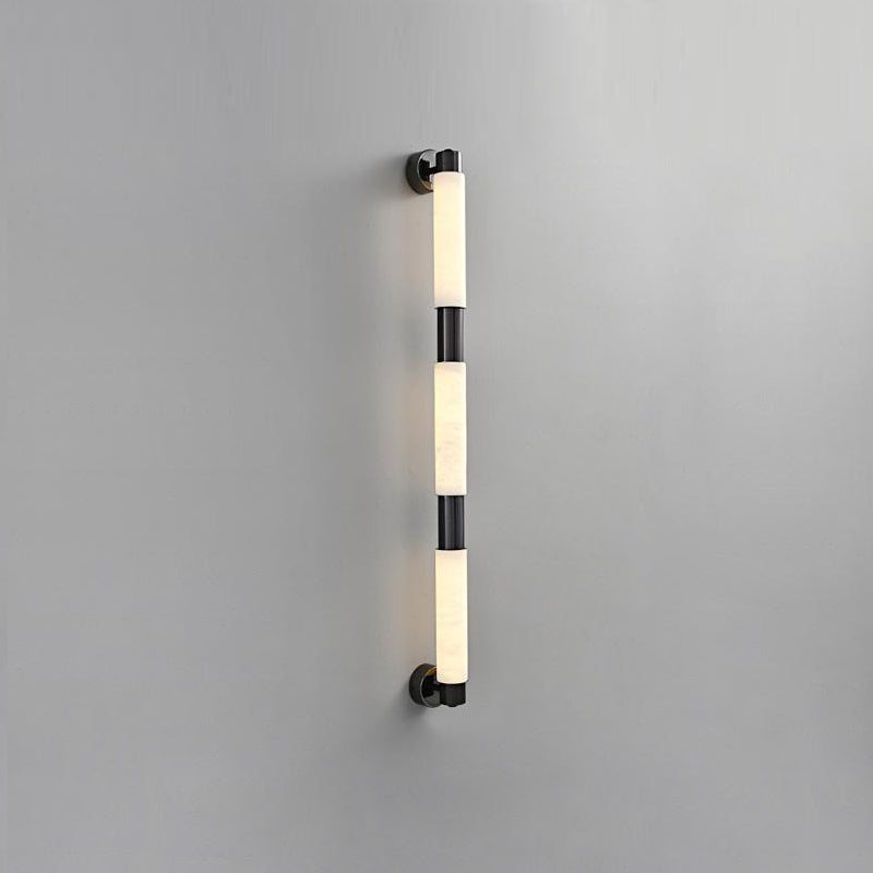 Alraei Modern Minimalist Tube Alabaster Wall Lamp - Letslighting