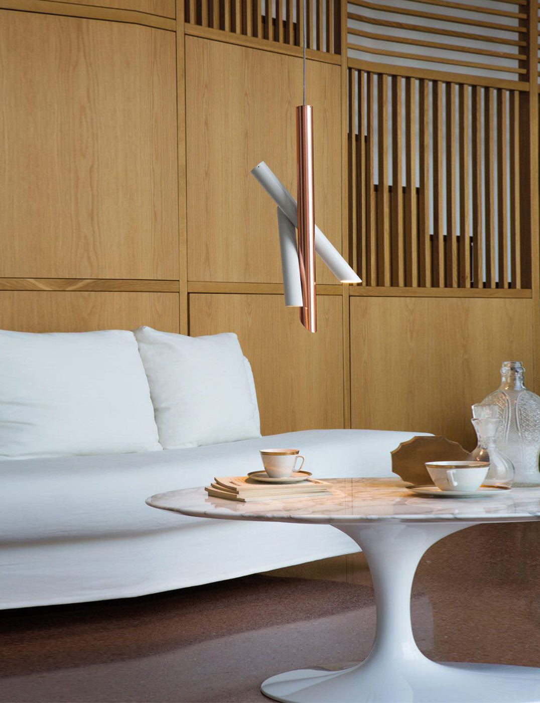 Solara Aluminium Minimalistische Röhrenpendelleuchte-Letslighting