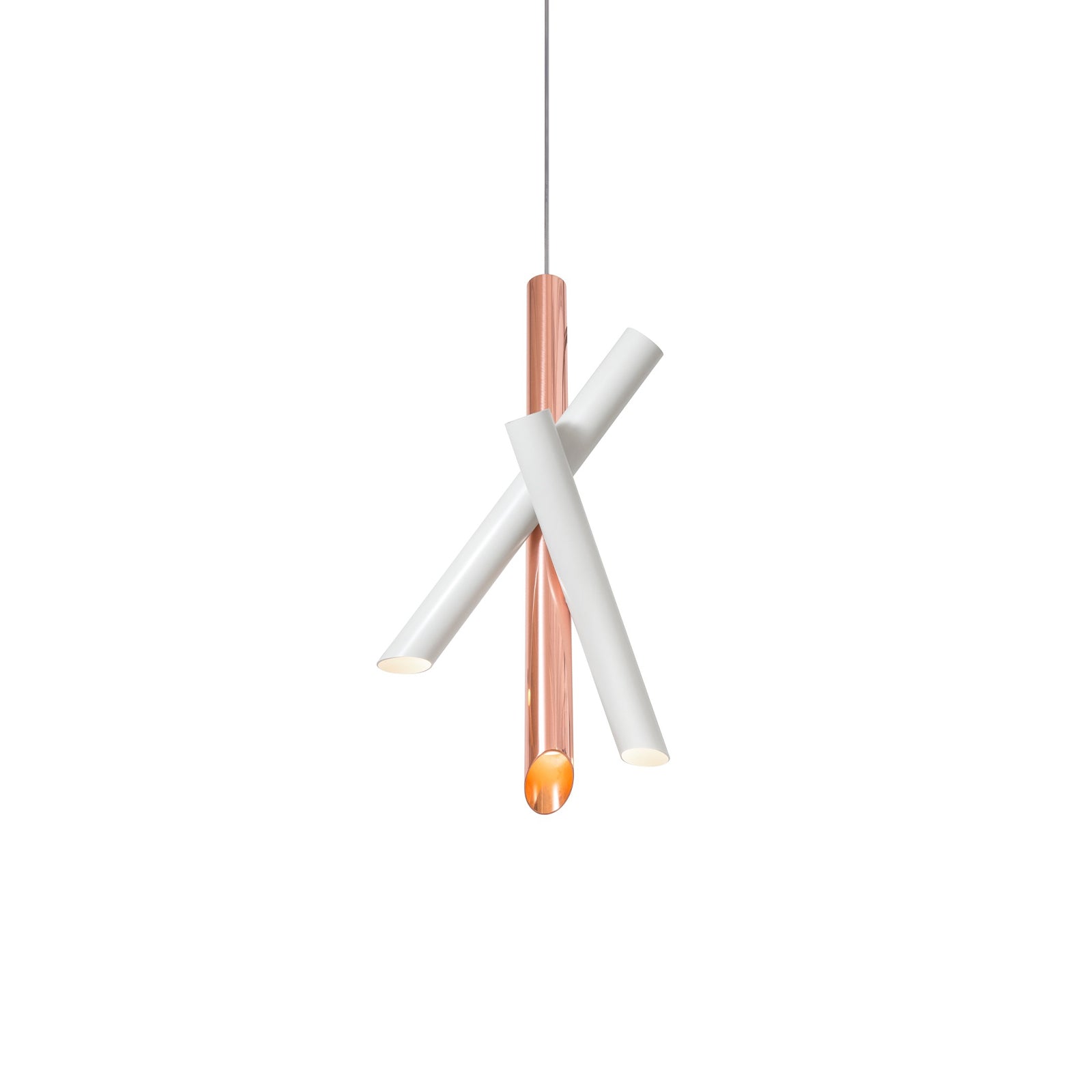 Solara Aluminium Minimalistische Röhrenpendelleuchte-Letslighting