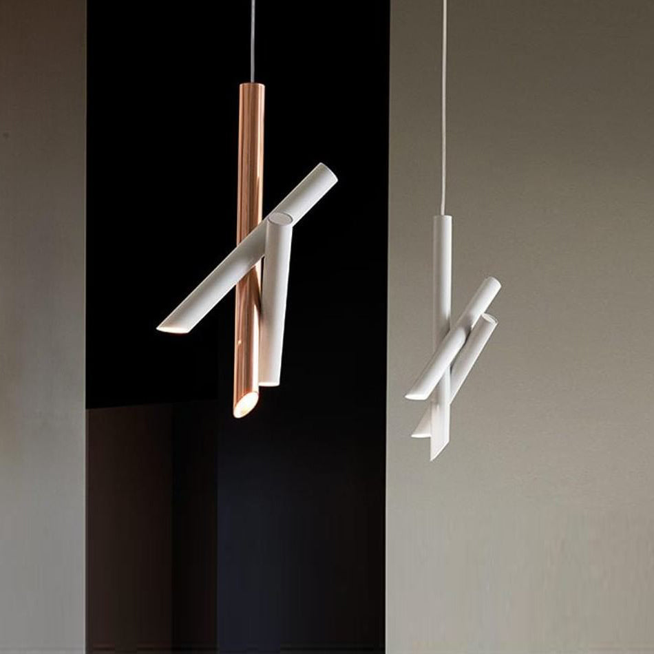 Solara Aluminium Minimalistische Röhrenpendelleuchte-Letslighting