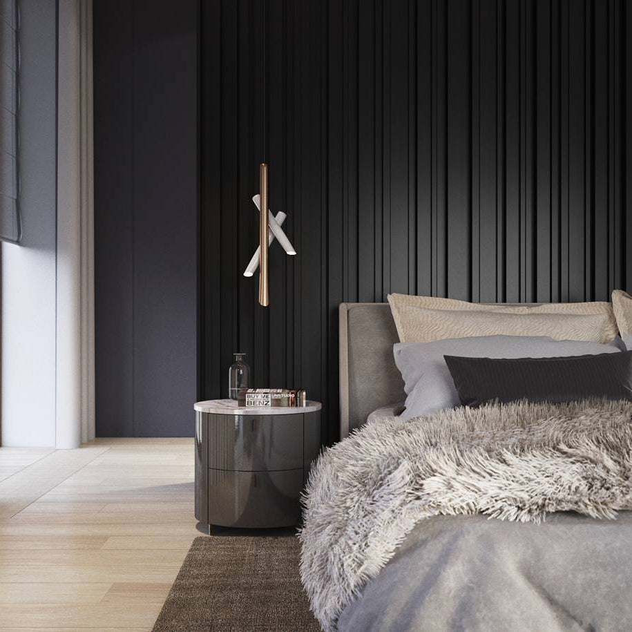 Solara Aluminium Minimalistische Röhrenpendelleuchte-Letslighting
