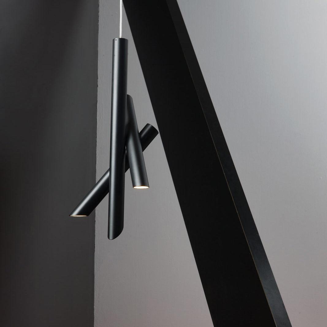 Solara Aluminium Minimalistische Röhrenpendelleuchte-Letslighting