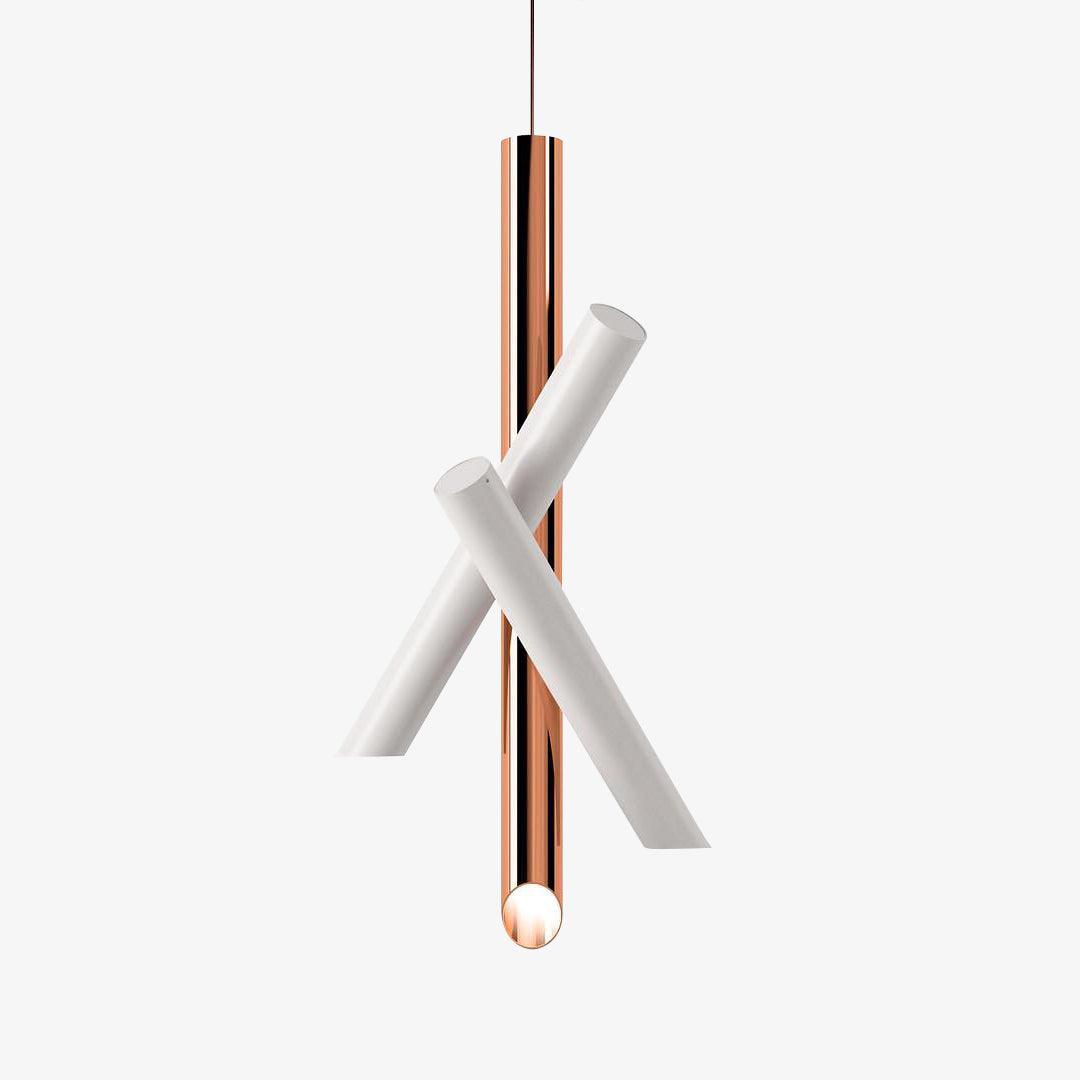 Solara Aluminium Minimalistische Röhrenpendelleuchte-Letslighting