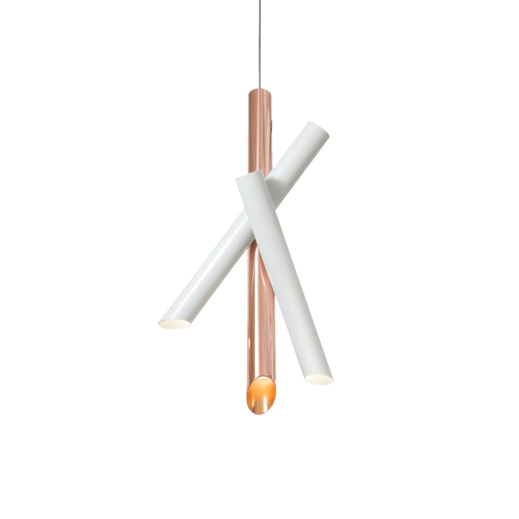 Solara Aluminium Minimalistische Röhrenpendelleuchte-Letslighting