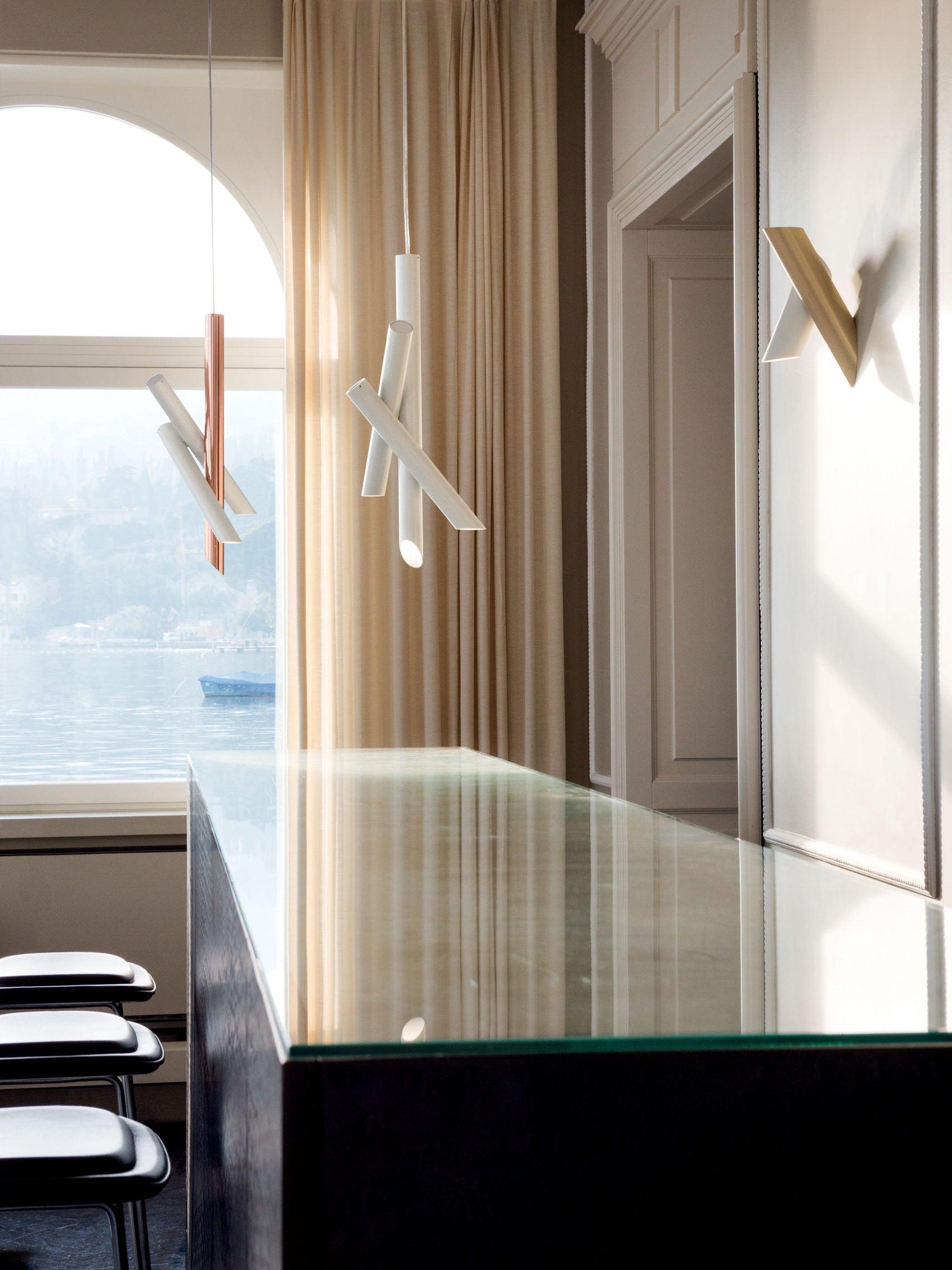 Solara Aluminium Minimalistische Röhrenpendelleuchte-Letslighting