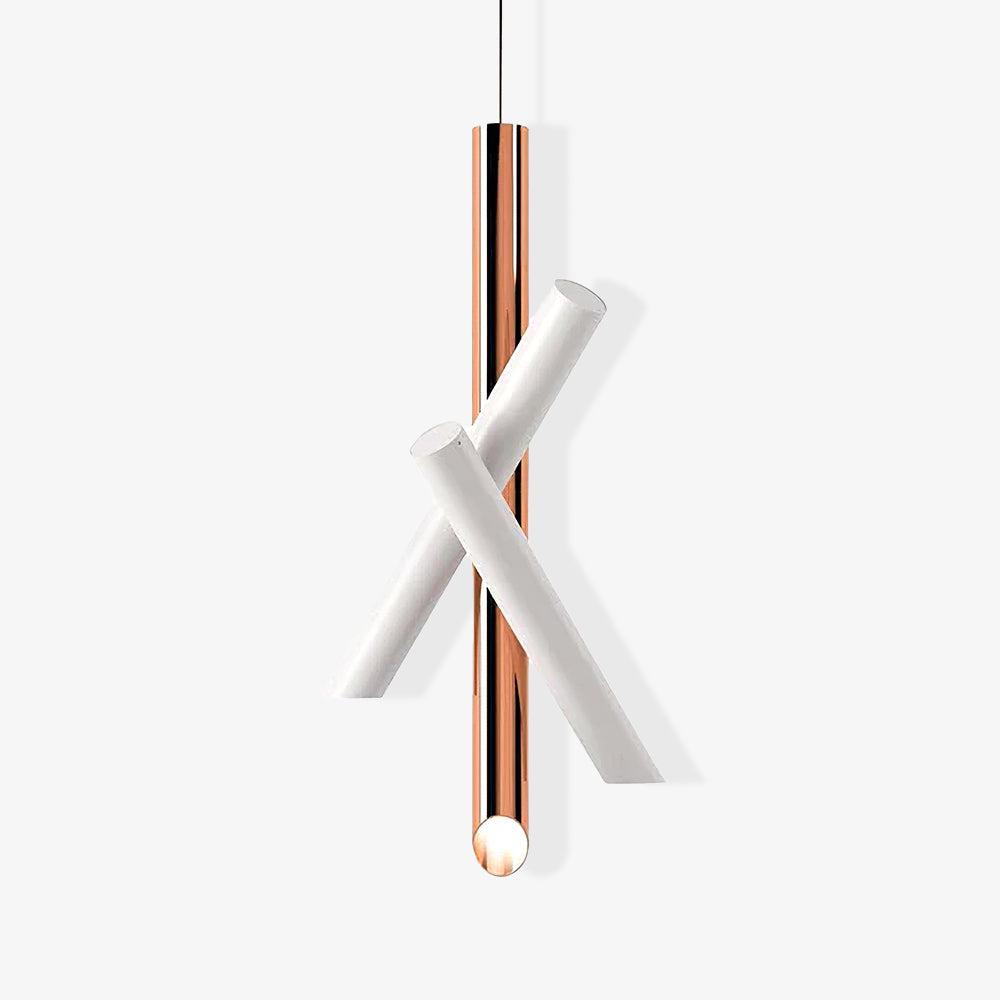 Solara Aluminium Minimalistische Röhrenpendelleuchte-Letslighting