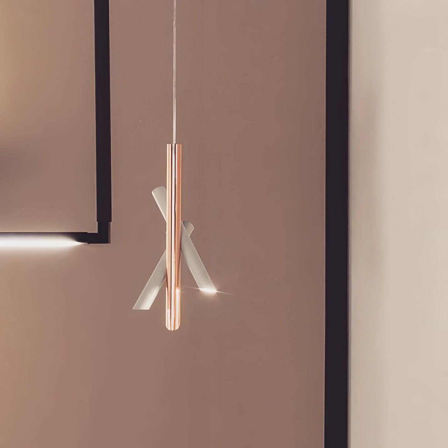 Solara Aluminium Minimalistische Röhrenpendelleuchte-Letslighting