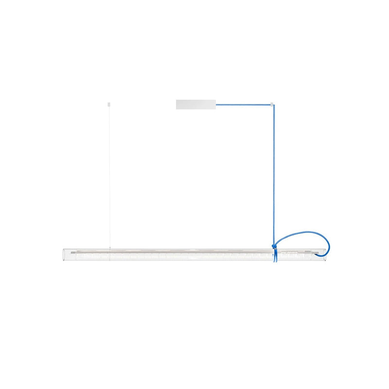 Cata Modern Minimalist Linear LED Metal Glass Pendant Lamp - Letslighting