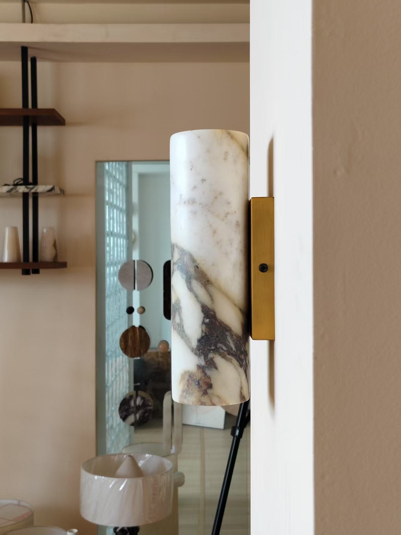 Tubular Marmor Wandleuchte-Letslighting