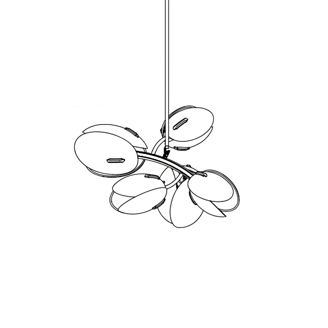 Blossom Zeitgenössisch Glas Kronleuchter-Letslighting
