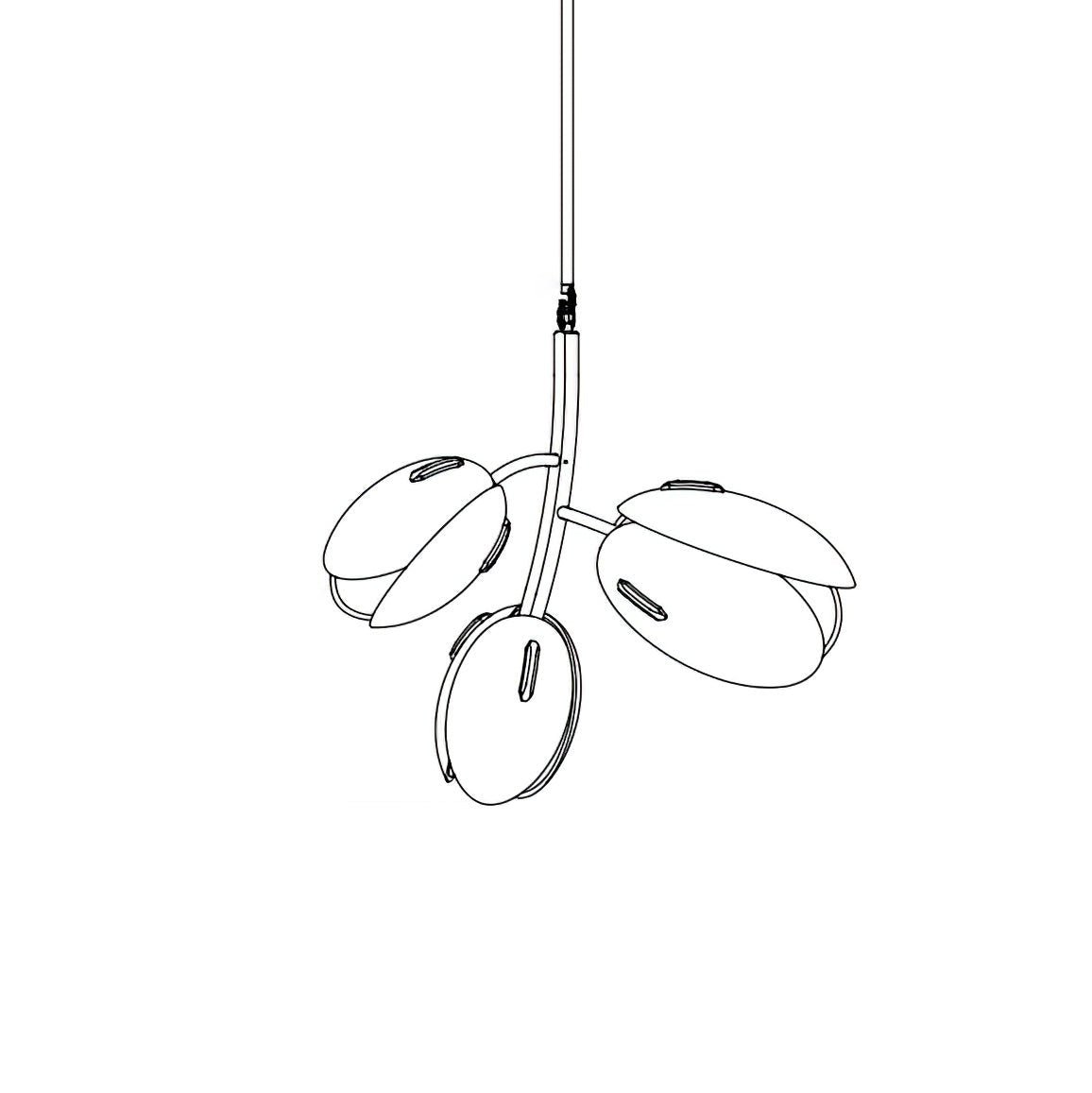 Blossom Zeitgenössisch Glas Kronleuchter-Letslighting