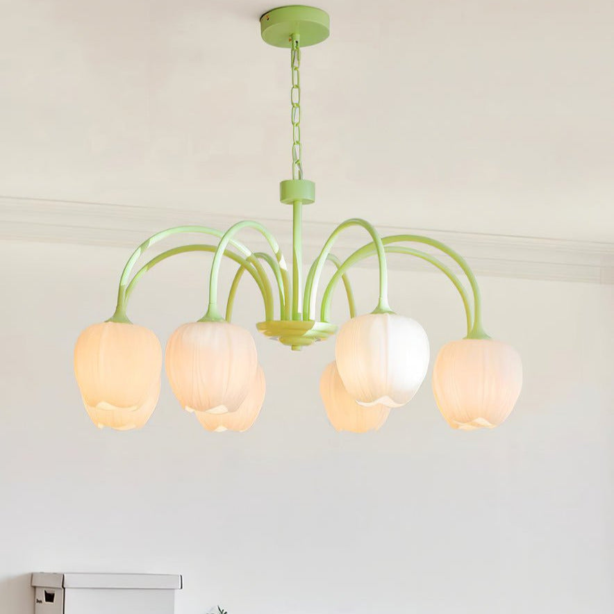 Aria Frische Tulpen-Kronleuchter