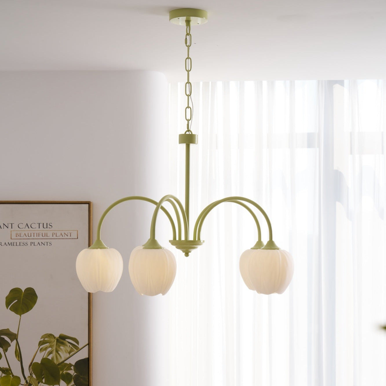 Aria Frische Tulpen-Kronleuchter