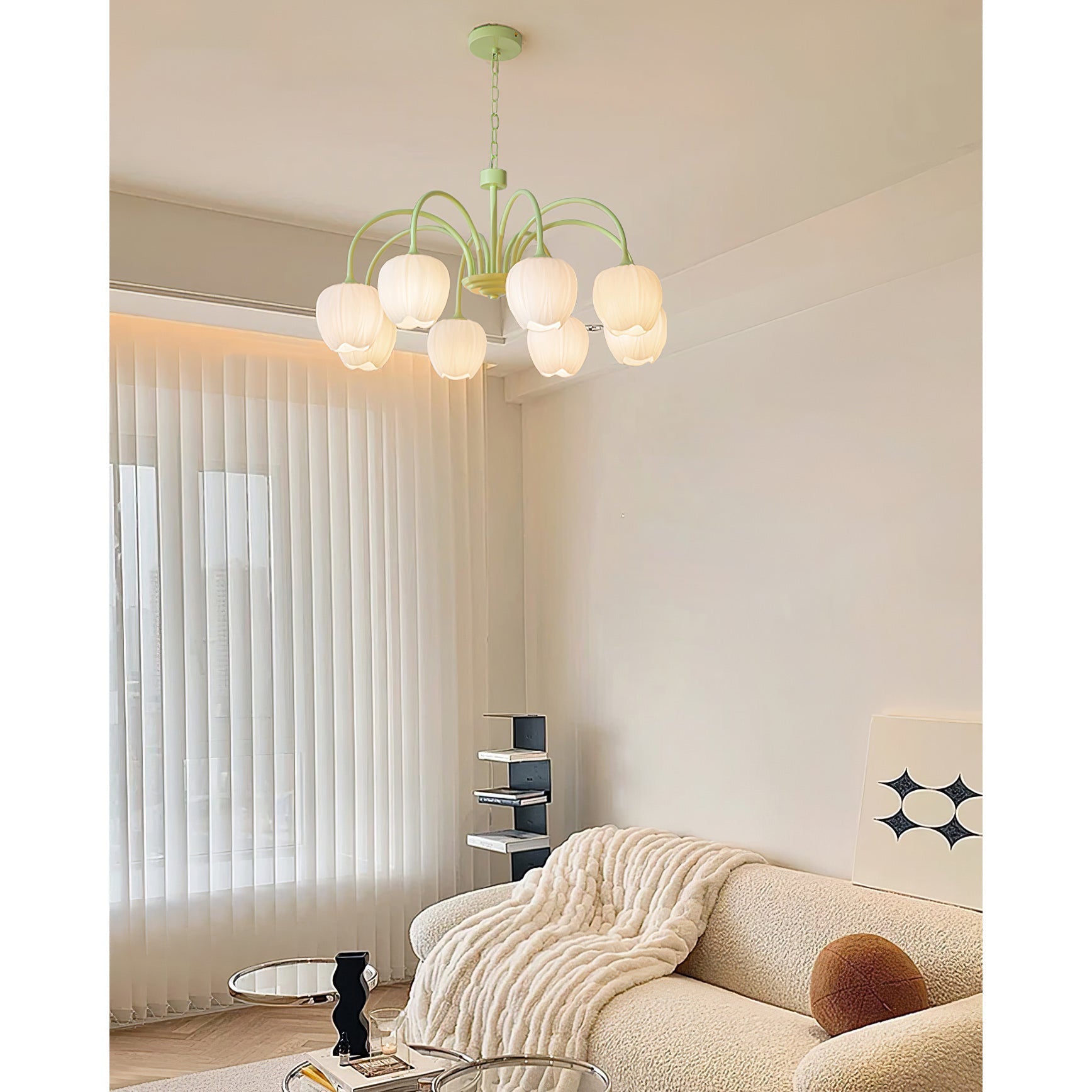 Viloror Matcha-Glas-Kronleuchter-Letslighting