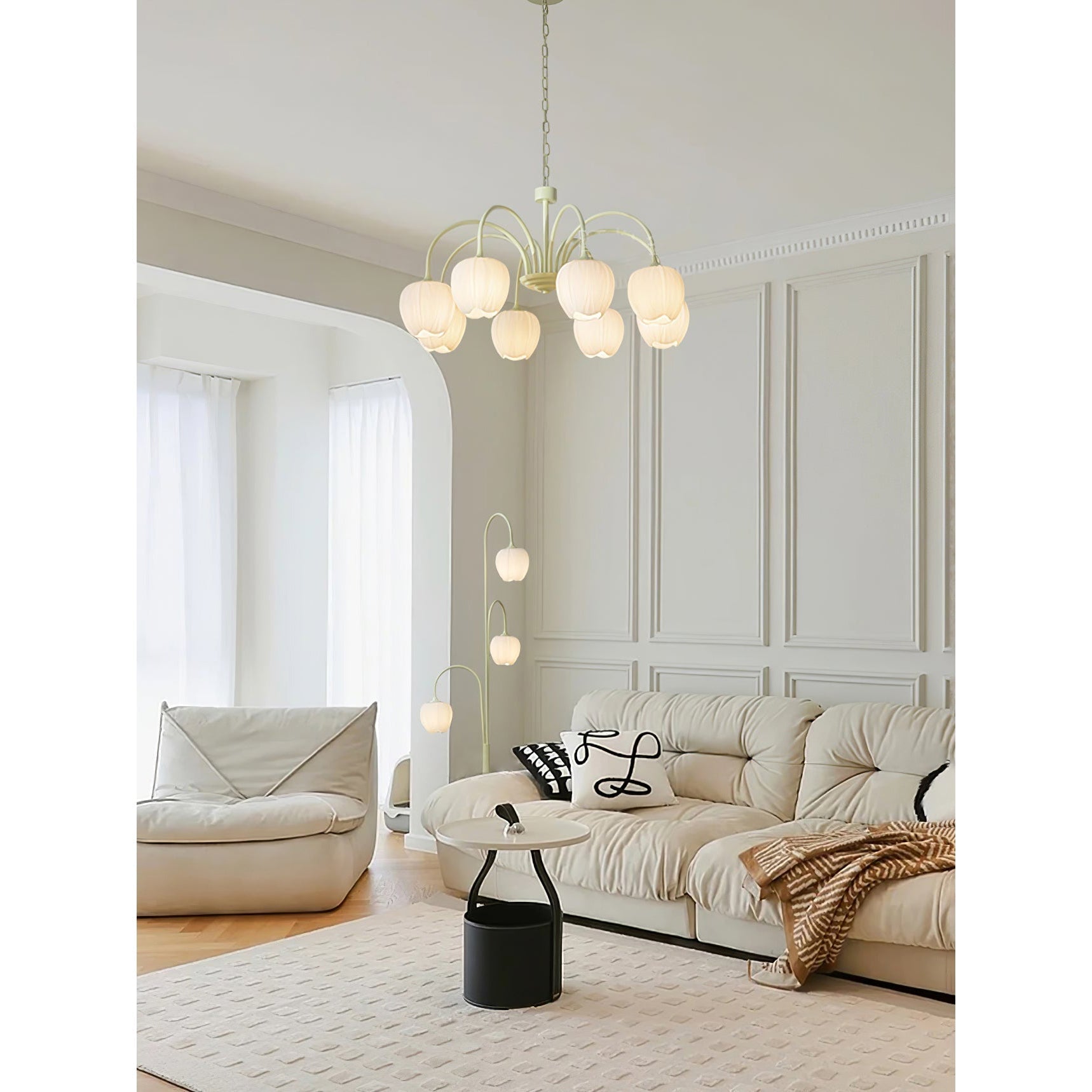 Viloror Matcha-Glas-Kronleuchter-Letslighting