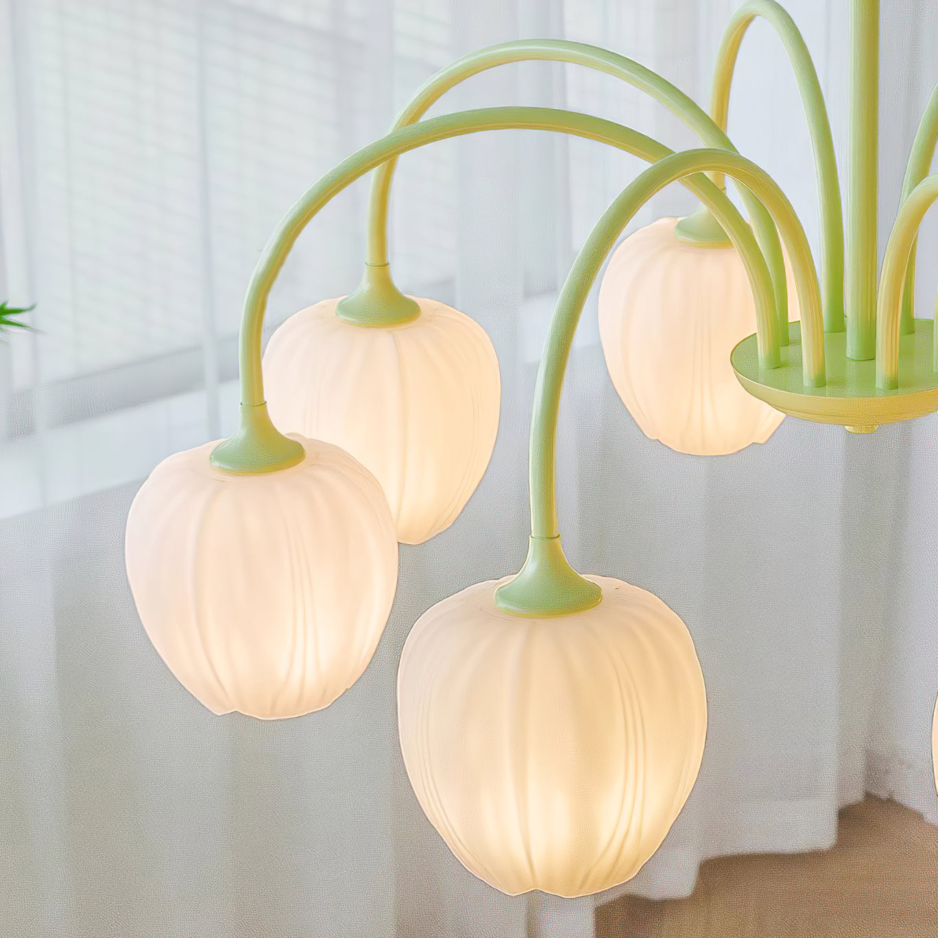 Viloror Matcha-Glas-Kronleuchter-Letslighting