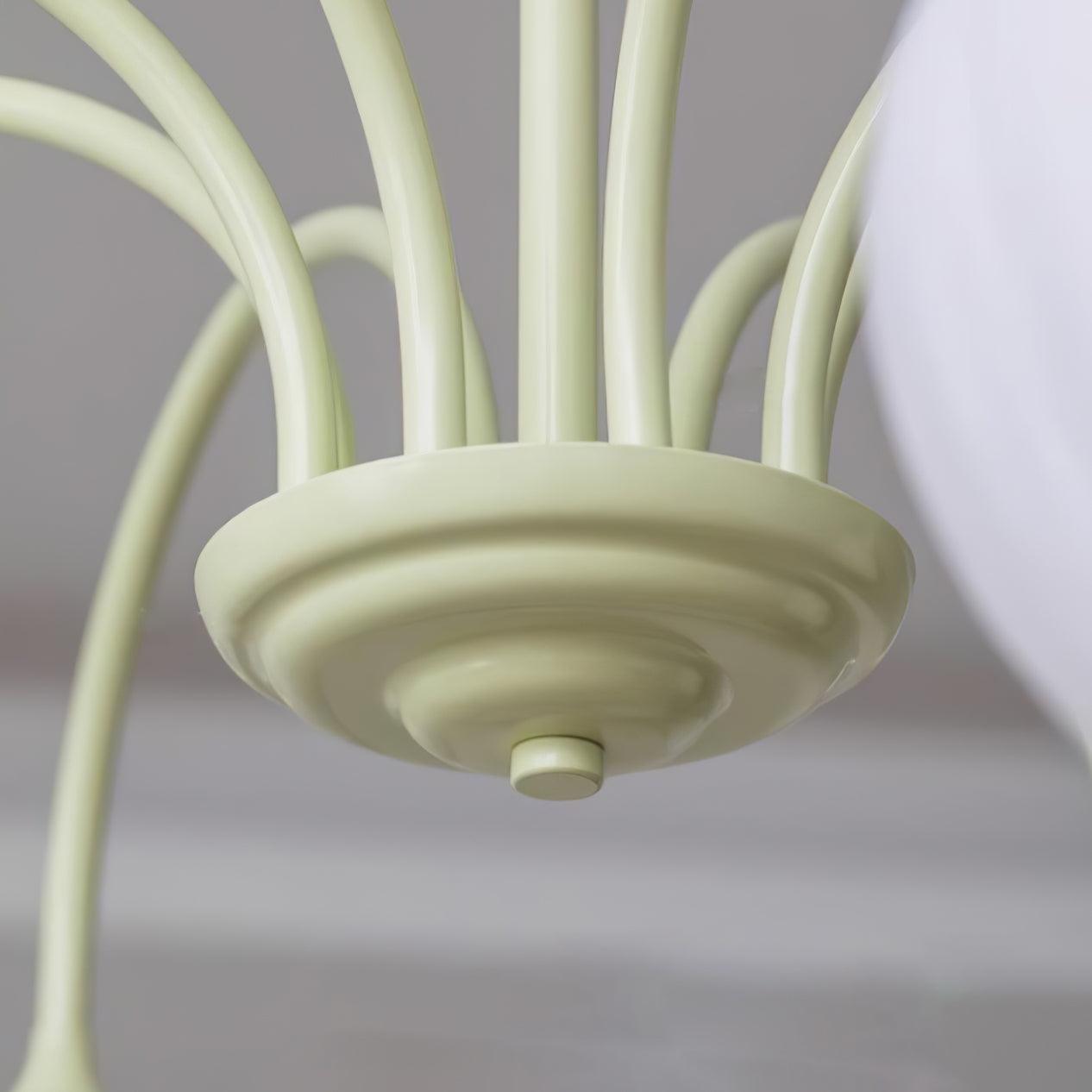 Lustra Kronleuchter Tulip Matcha Glas-Letslighting