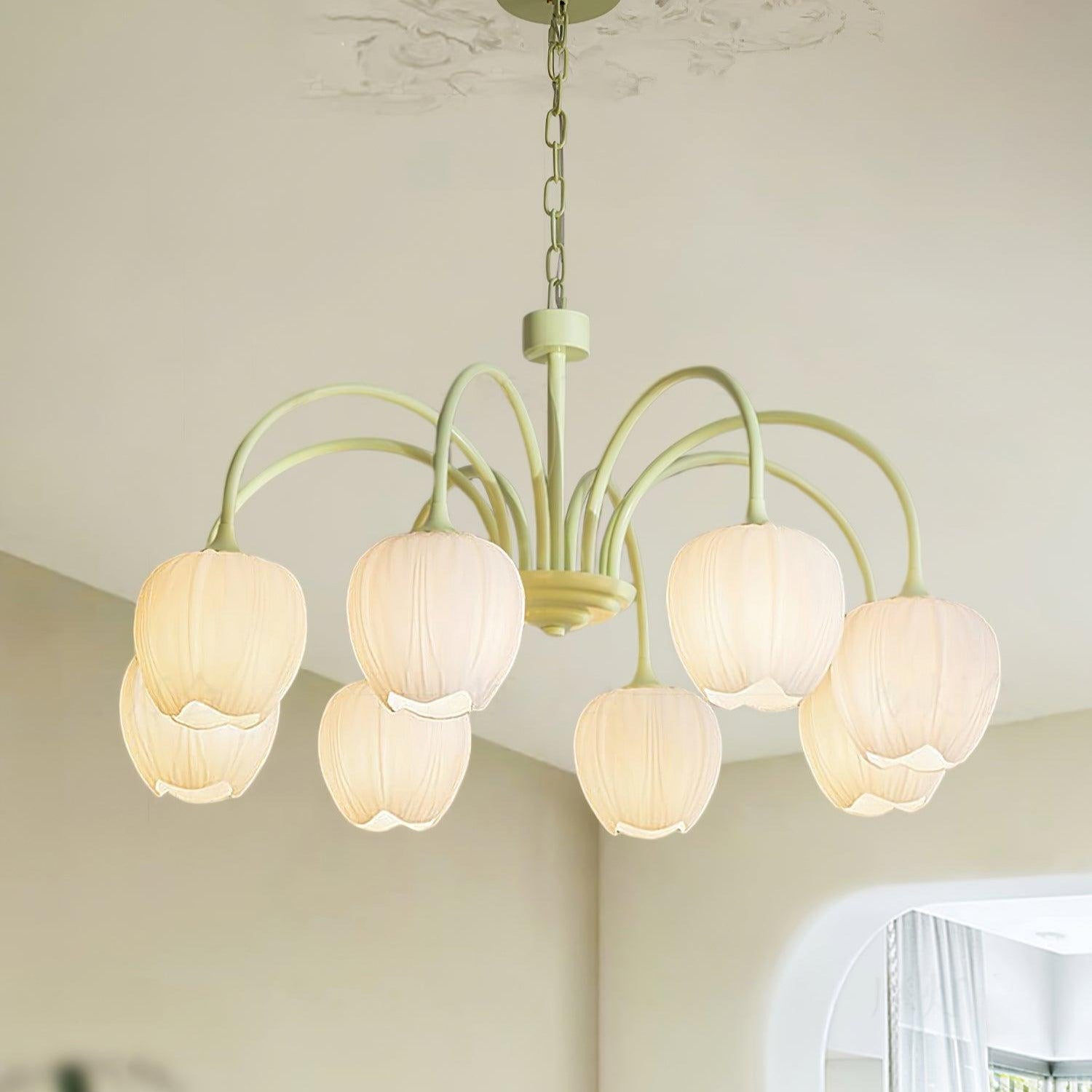 Aria Frische Tulpen-Kronleuchter