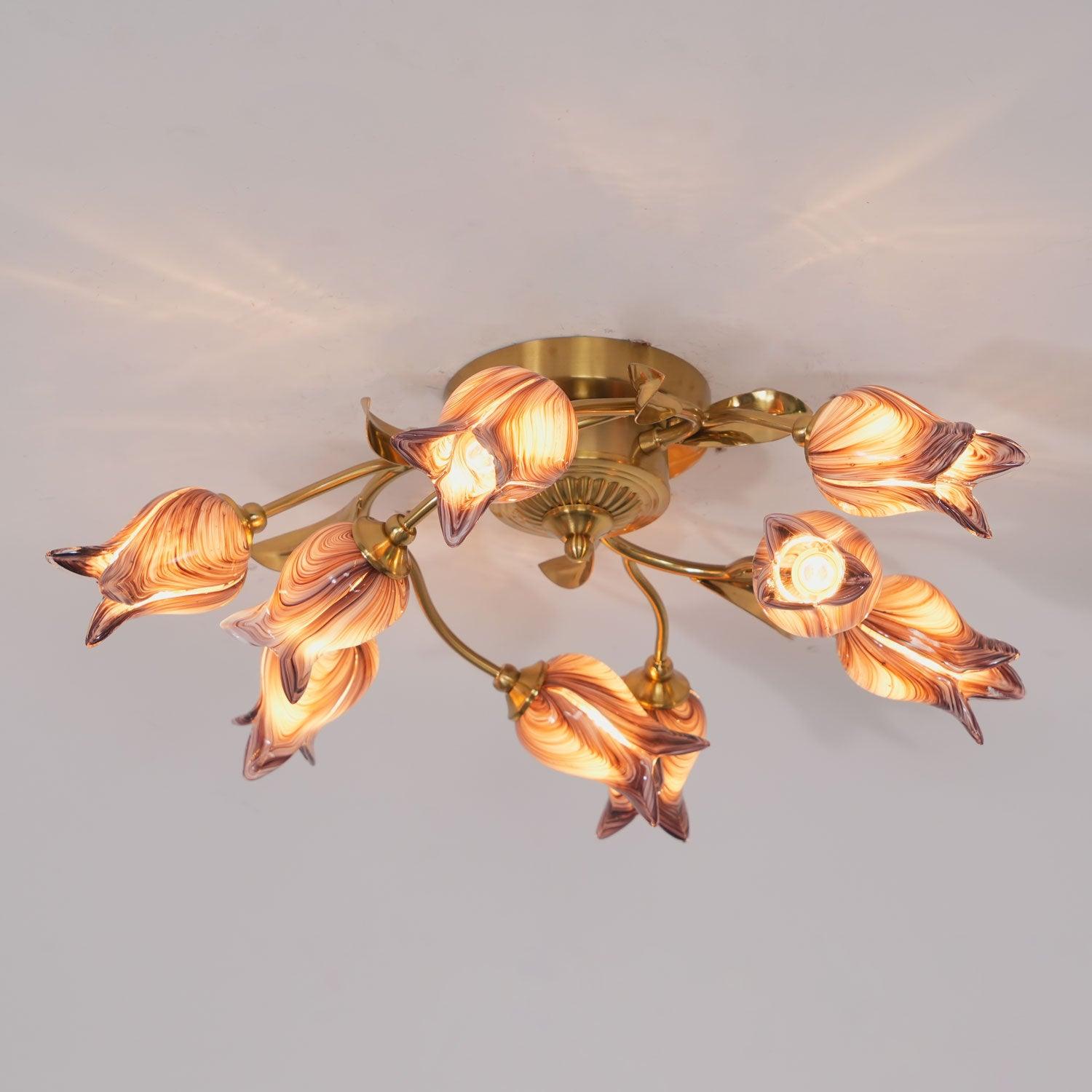 Vathaos Tulip Serenade Glas-Deckenleuchte-Letslighting