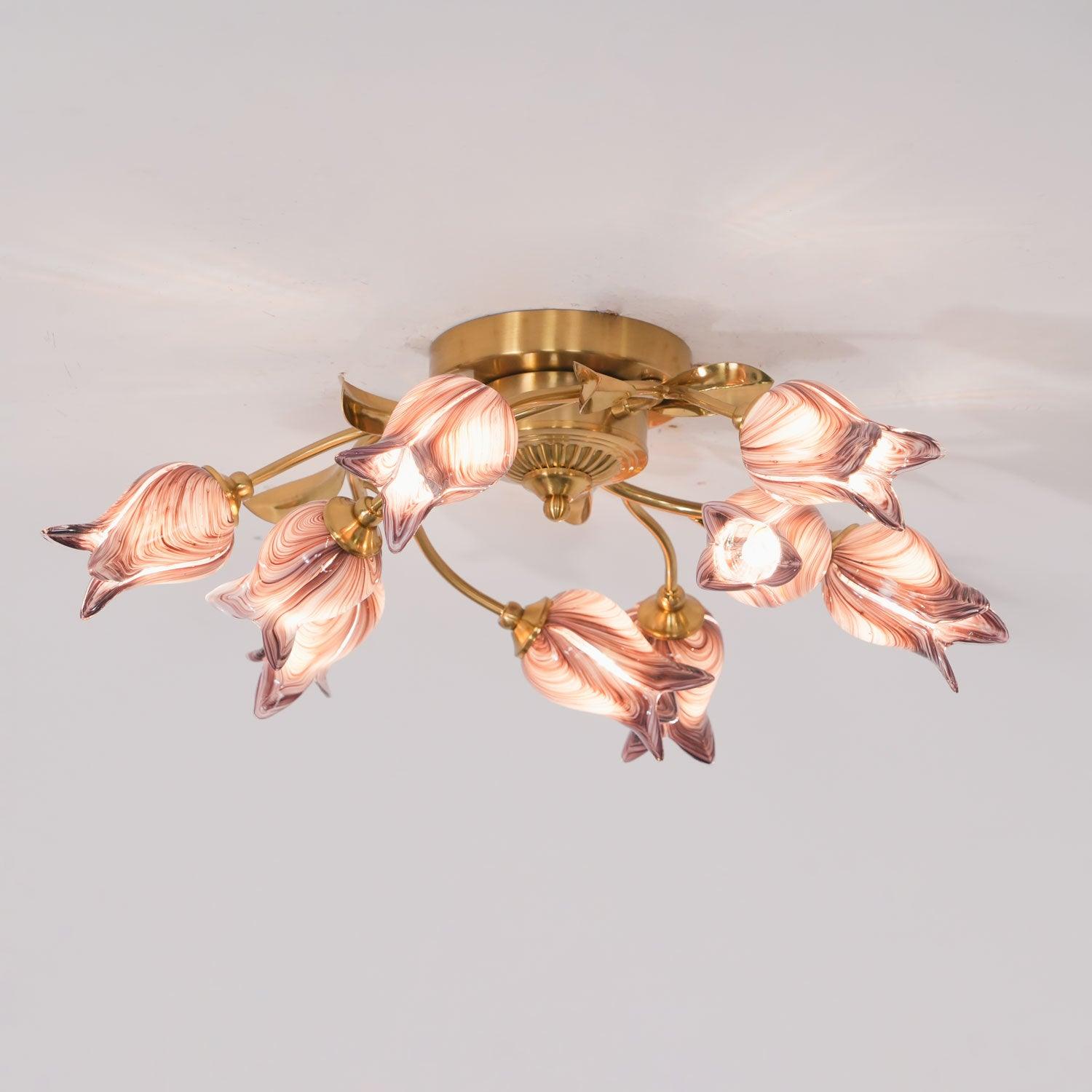 Vathaos Tulip Serenade Glas-Deckenleuchte-Letslighting