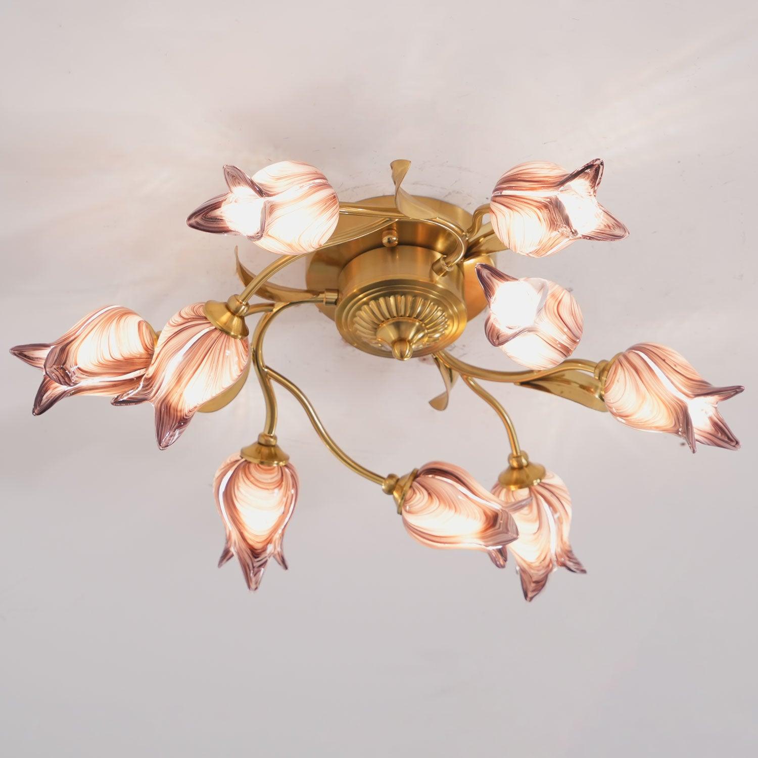 Vathaos Tulip Serenade Glas-Deckenleuchte-Letslighting