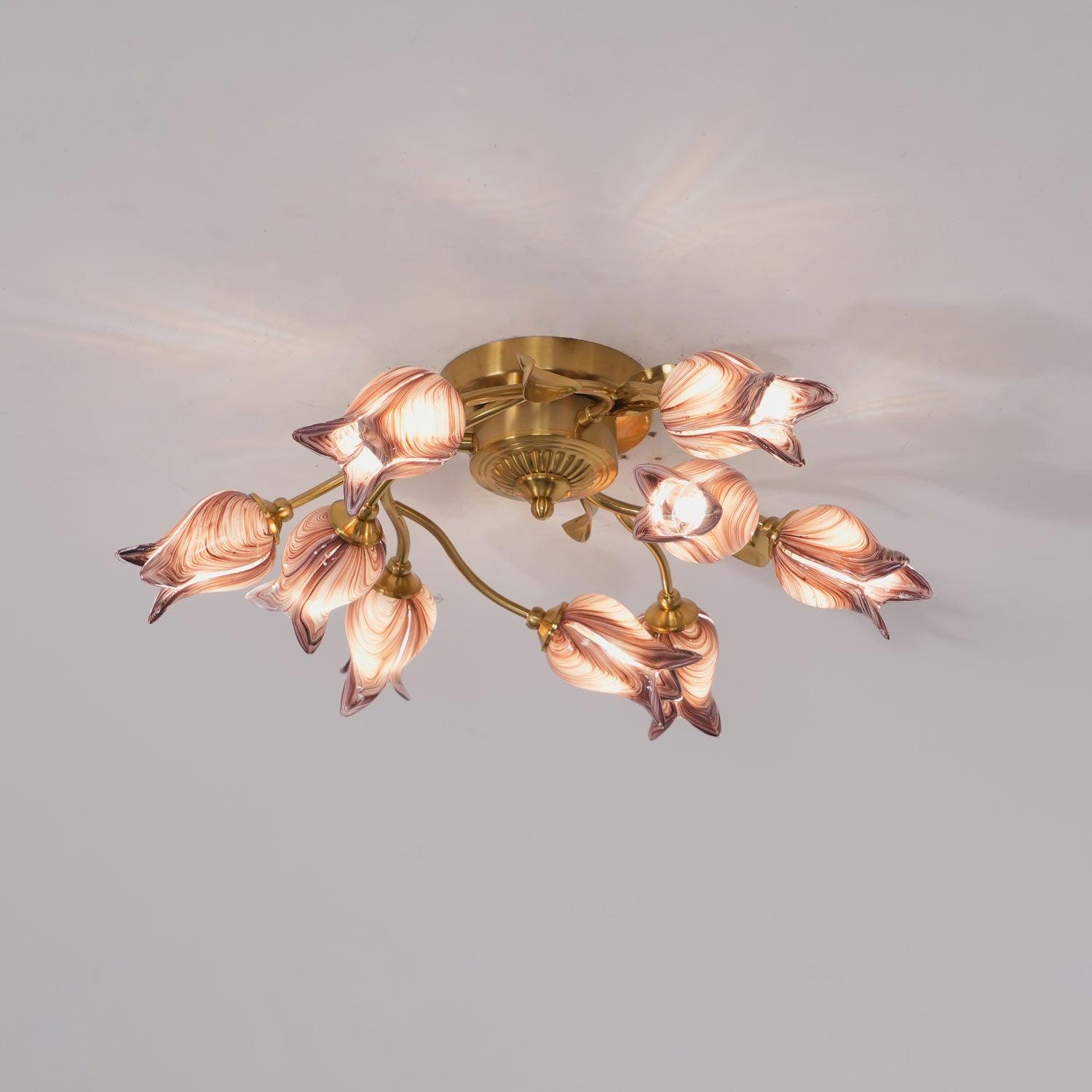 Vathaos Tulip Serenade Glas-Deckenleuchte-Letslighting