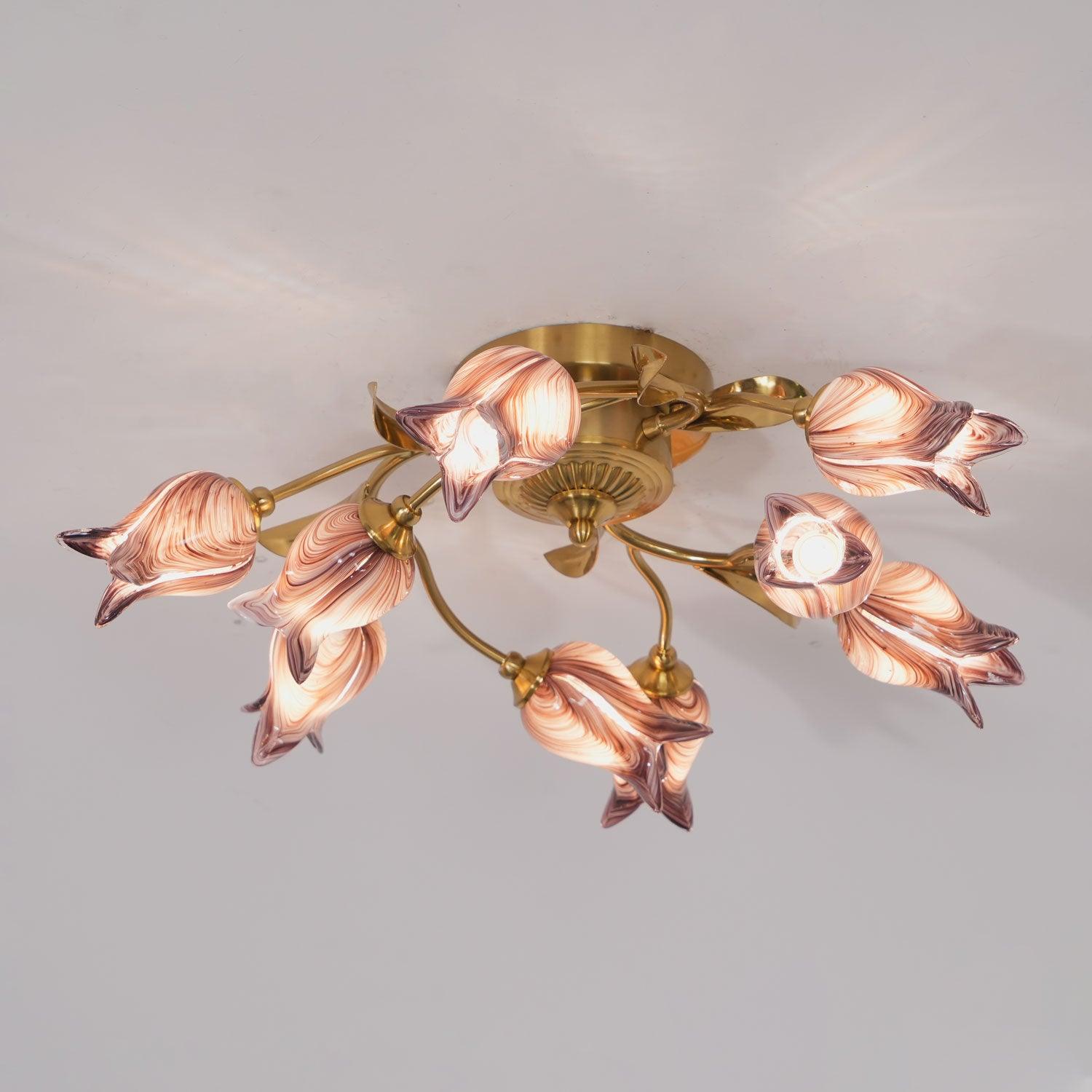 Vathaos Tulip Serenade Glas-Deckenleuchte-Letslighting