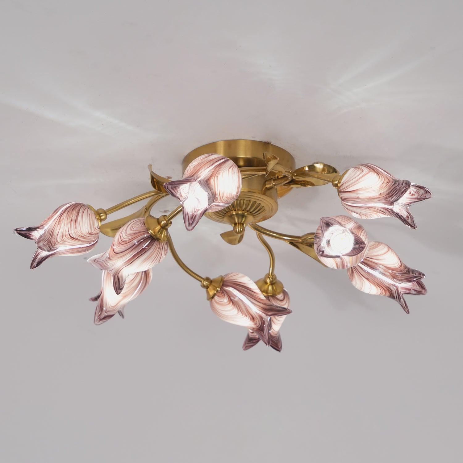 Vathaos Tulip Serenade Glas-Deckenleuchte-Letslighting