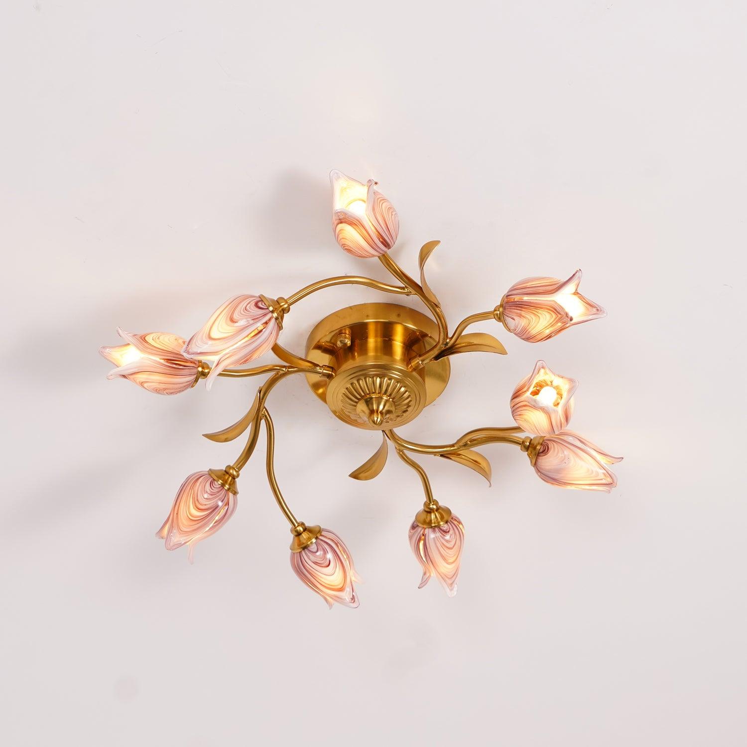 Vathaos Tulip Serenade Glas-Deckenleuchte-Letslighting