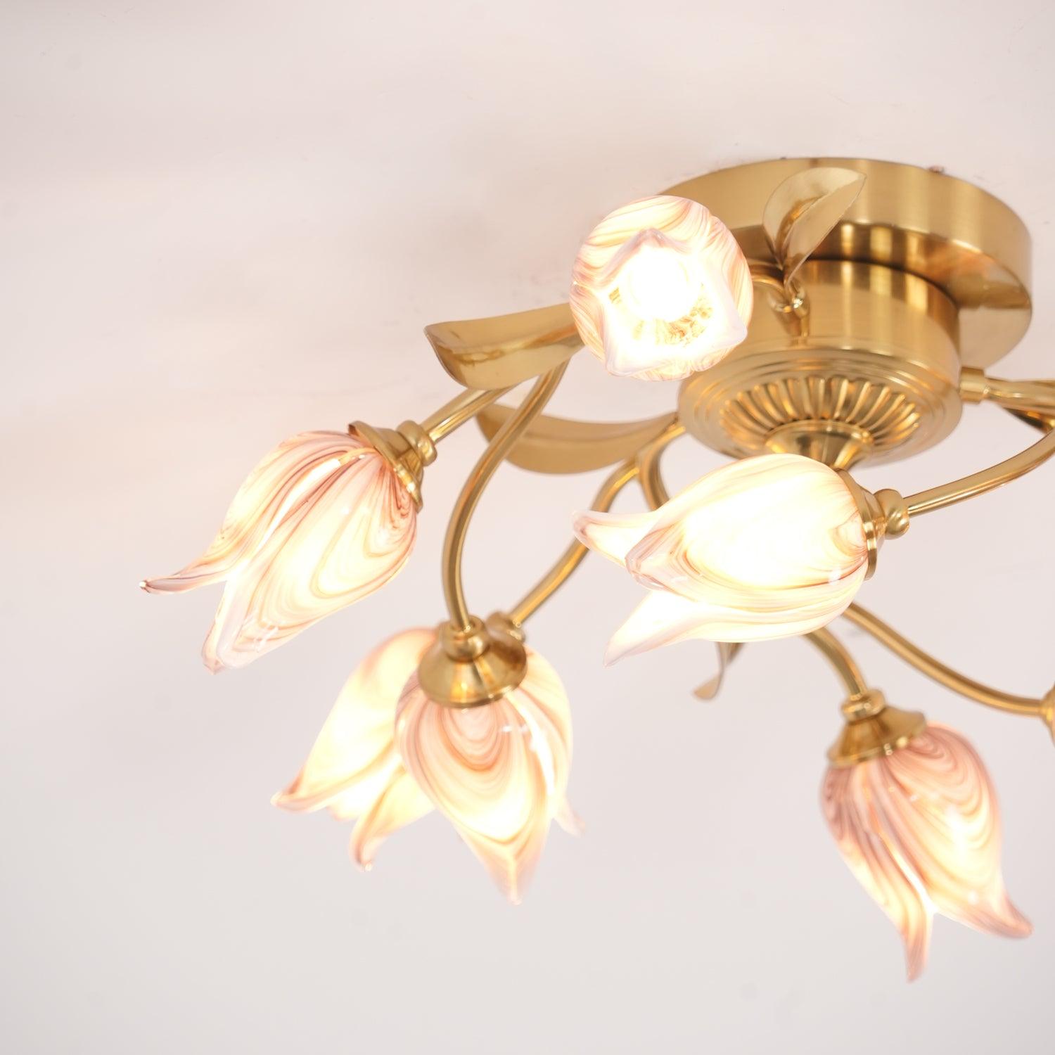 Vathaos Tulip Serenade Glas-Deckenleuchte-Letslighting