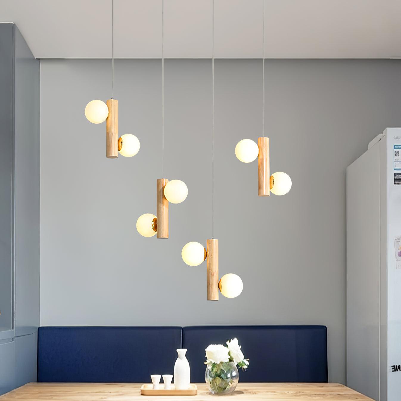 Solstica Holz Klassisch Pendelleuchte-Letslighting