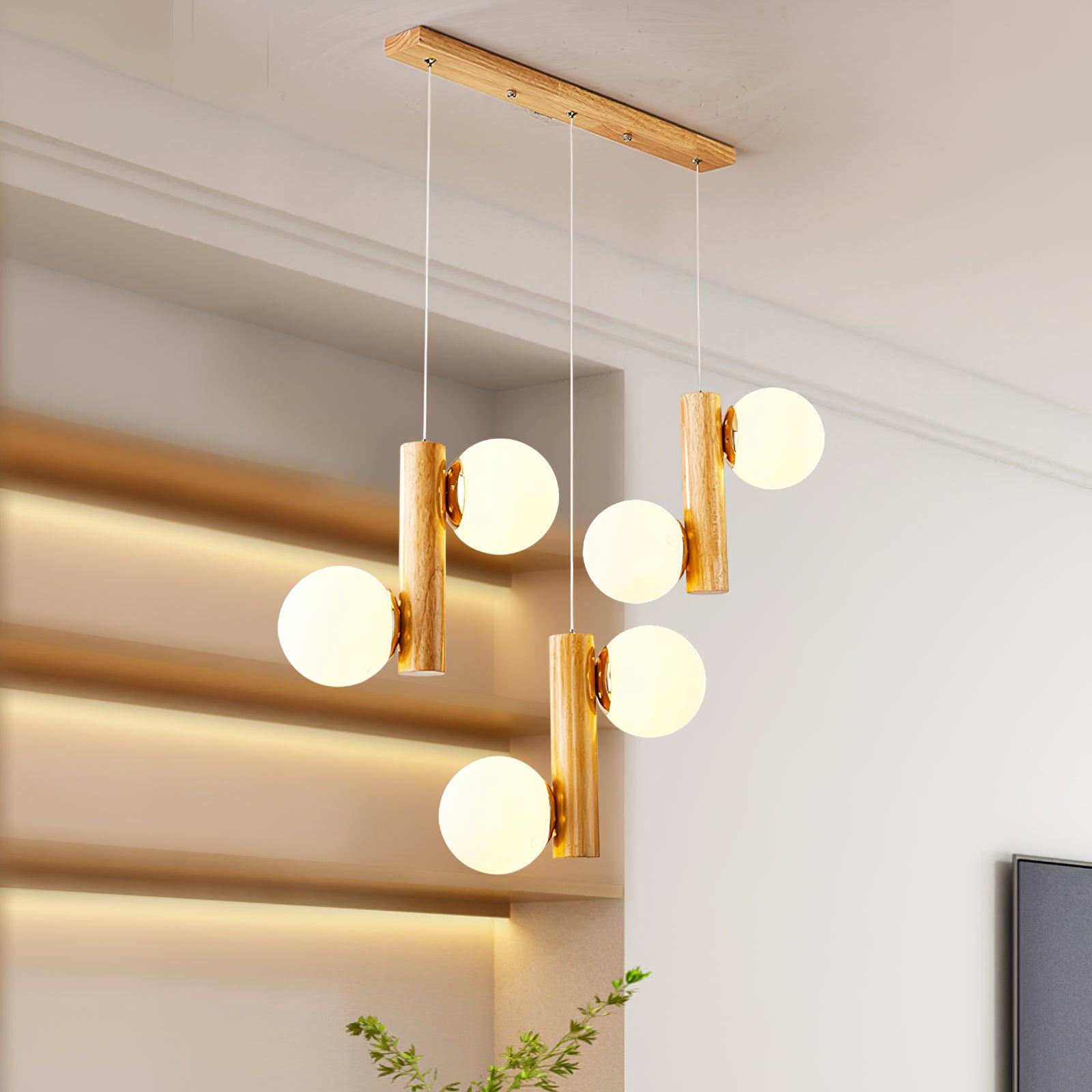 Solstica Holz Klassisch Pendelleuchte-Letslighting