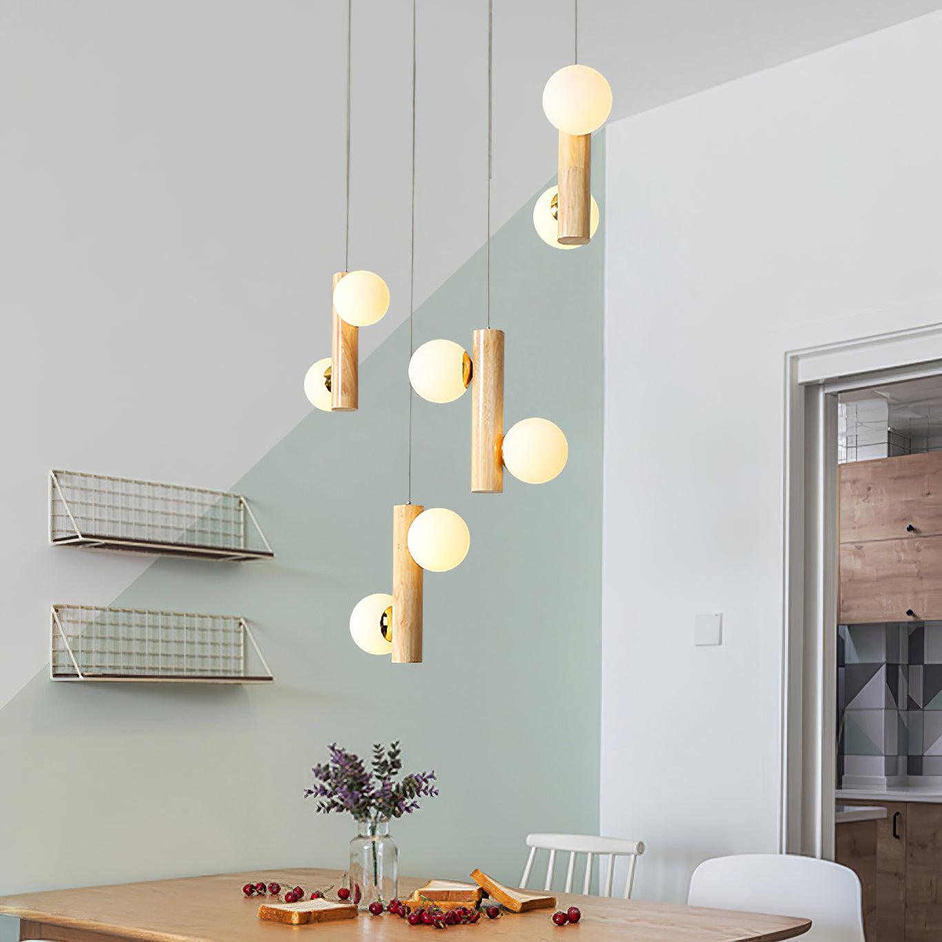 Solstica Holz Klassisch Pendelleuchte-Letslighting