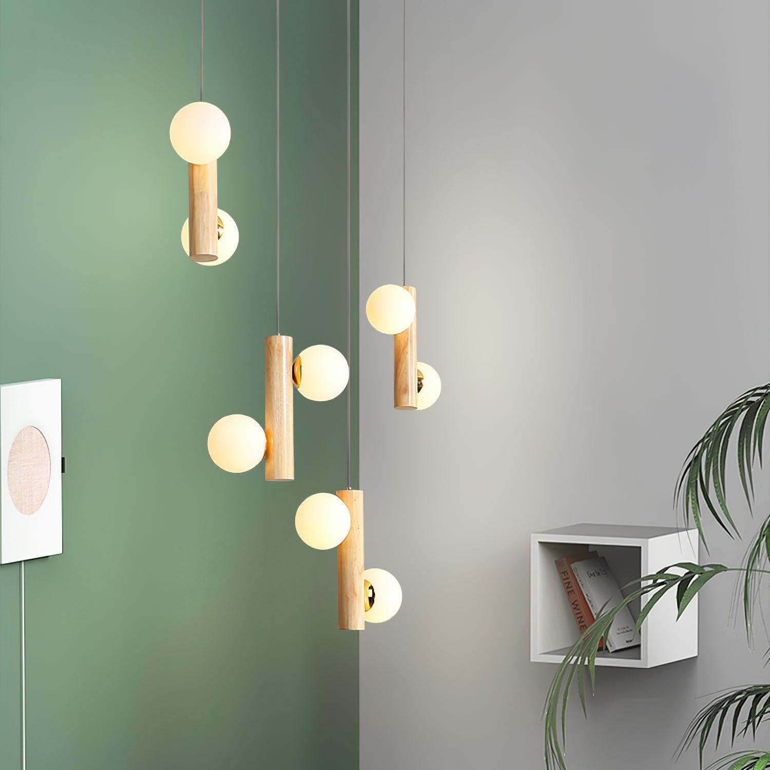 Solstica Holz Klassisch Pendelleuchte-Letslighting