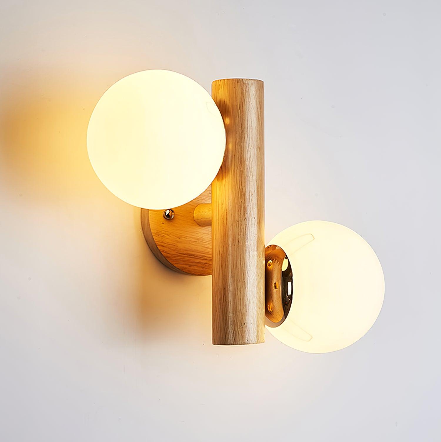Vexorise Wood Scandinavian Wall Lamp - Letslighting
