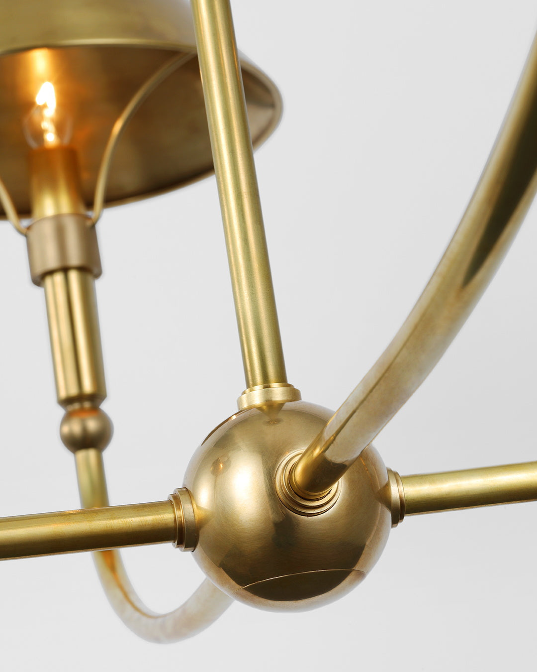 Turlington Vintage Industrie Messing Kronleuchter-Letslighting