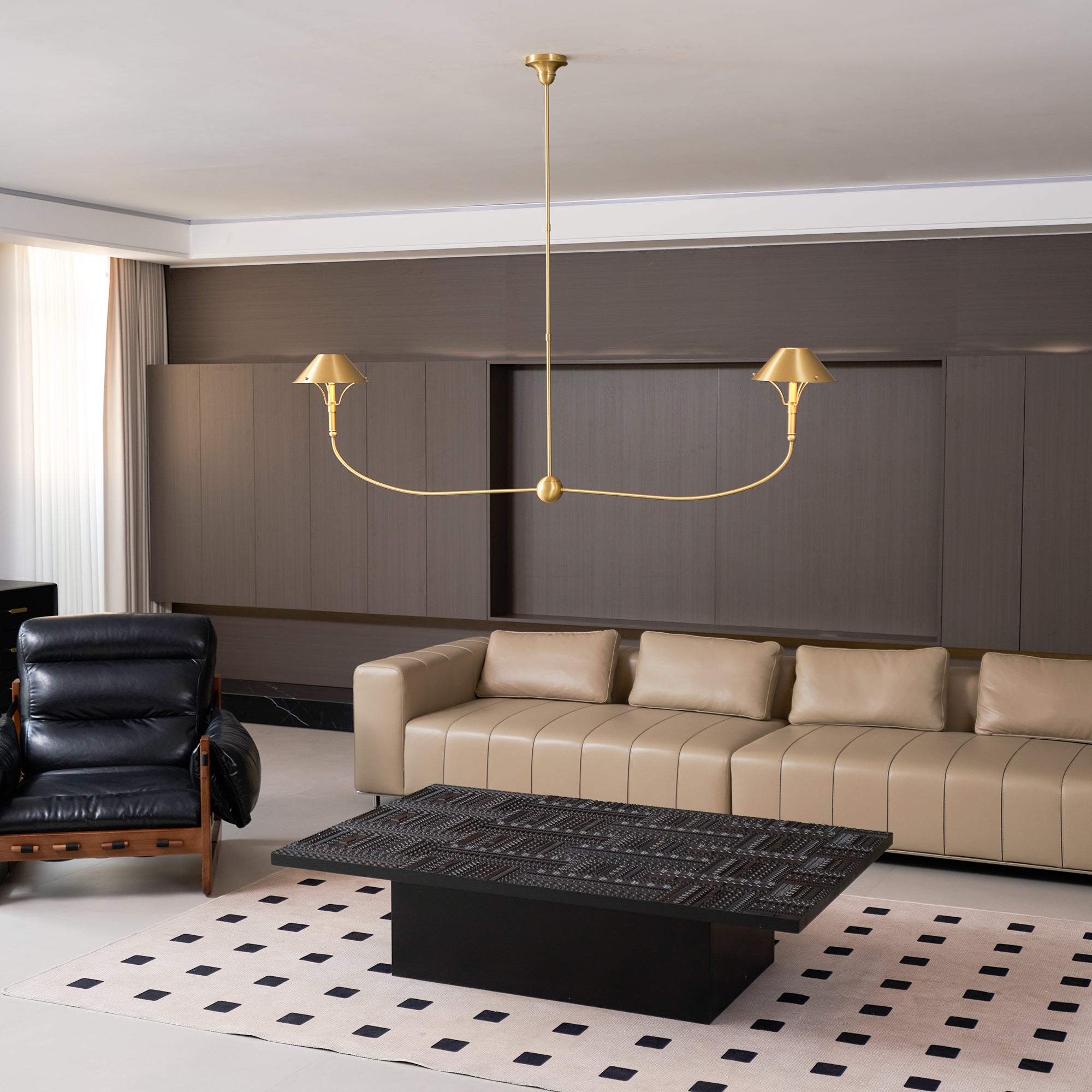 Turlington Vintage Industrie Messing Kronleuchter-Letslighting