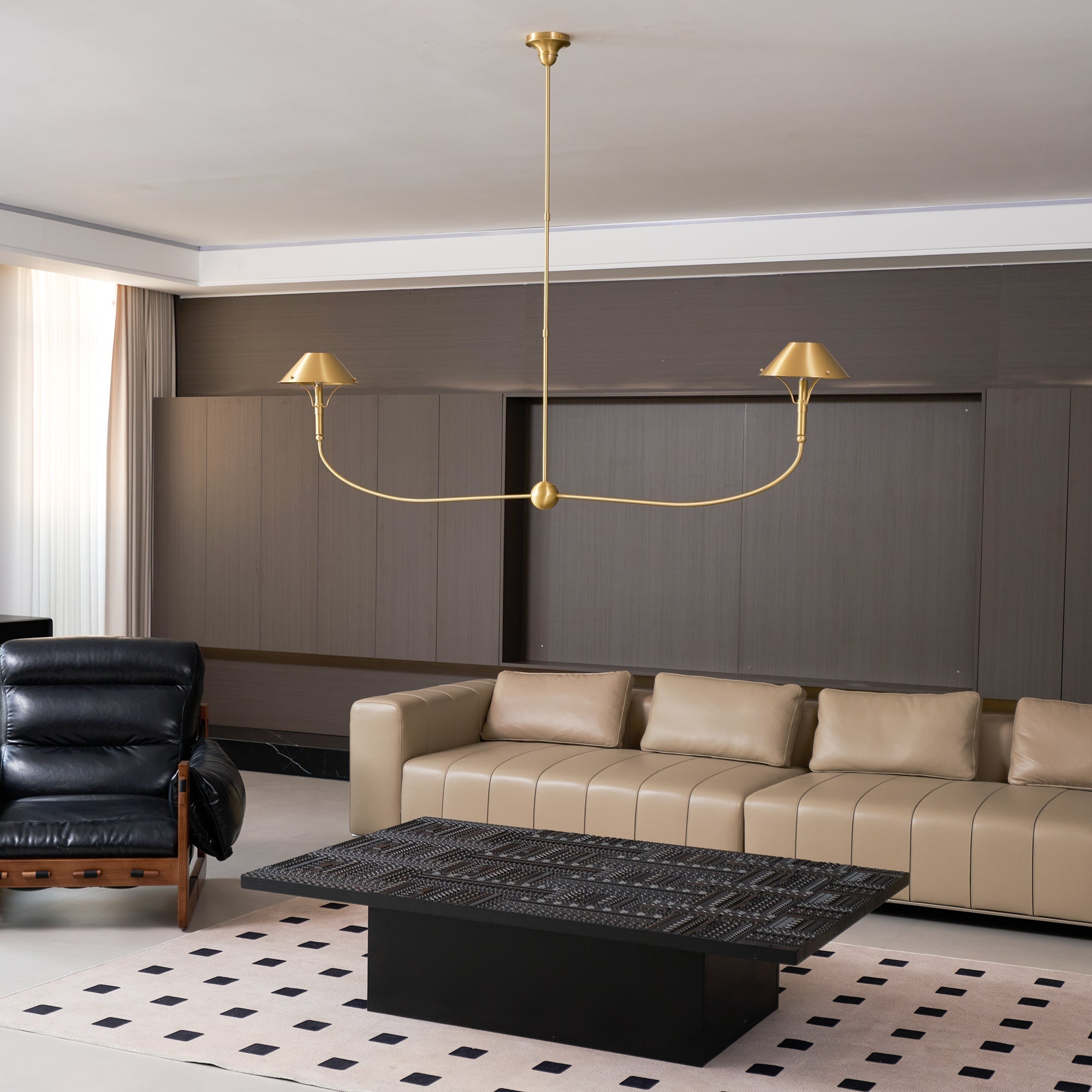 Turlington Vintage Industrie Messing Kronleuchter-Letslighting