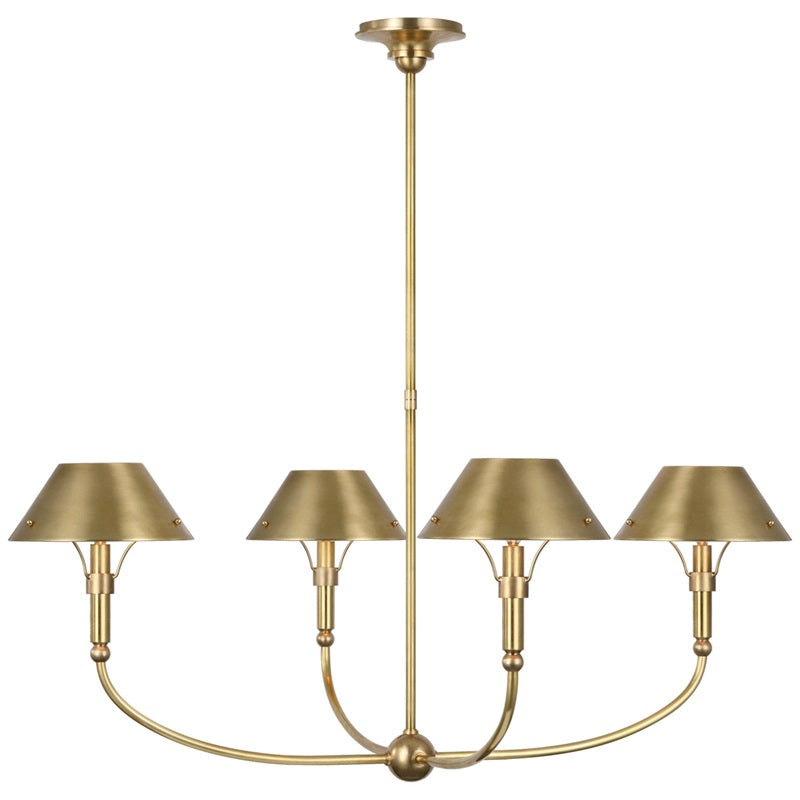 Turlington Vintage Industrie Messing Kronleuchter-Letslighting