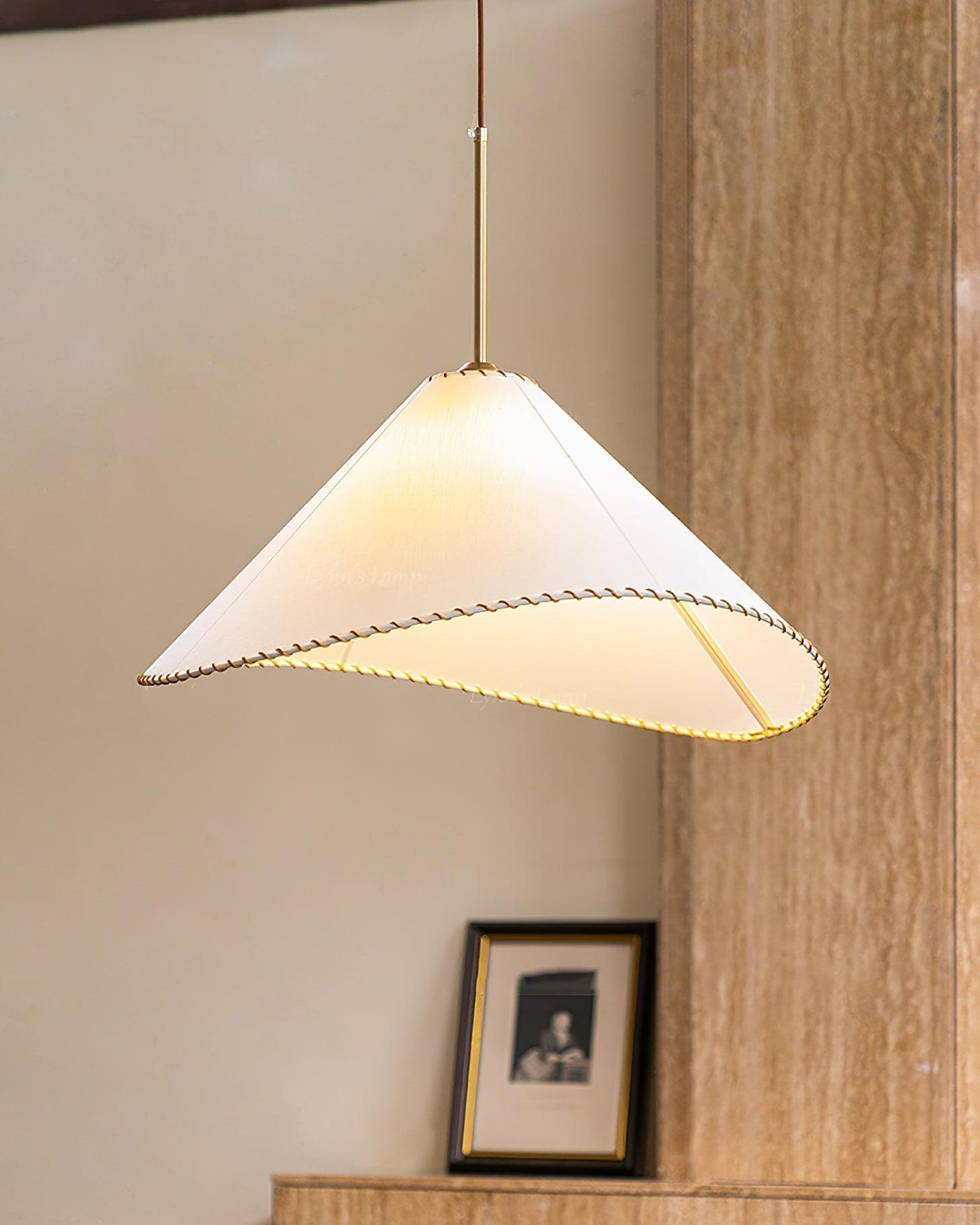 Aursoreth Nordische Pendelleuchte aus gedrehtem Stoff-Letslighting