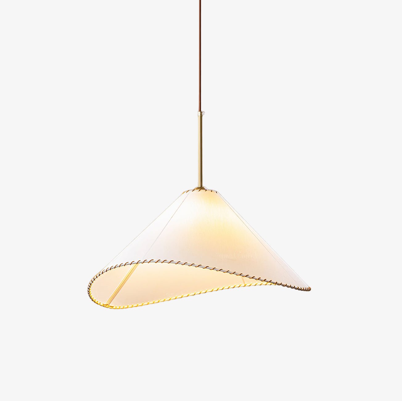 Aursoreth Nordische Pendelleuchte aus gedrehtem Stoff-Letslighting