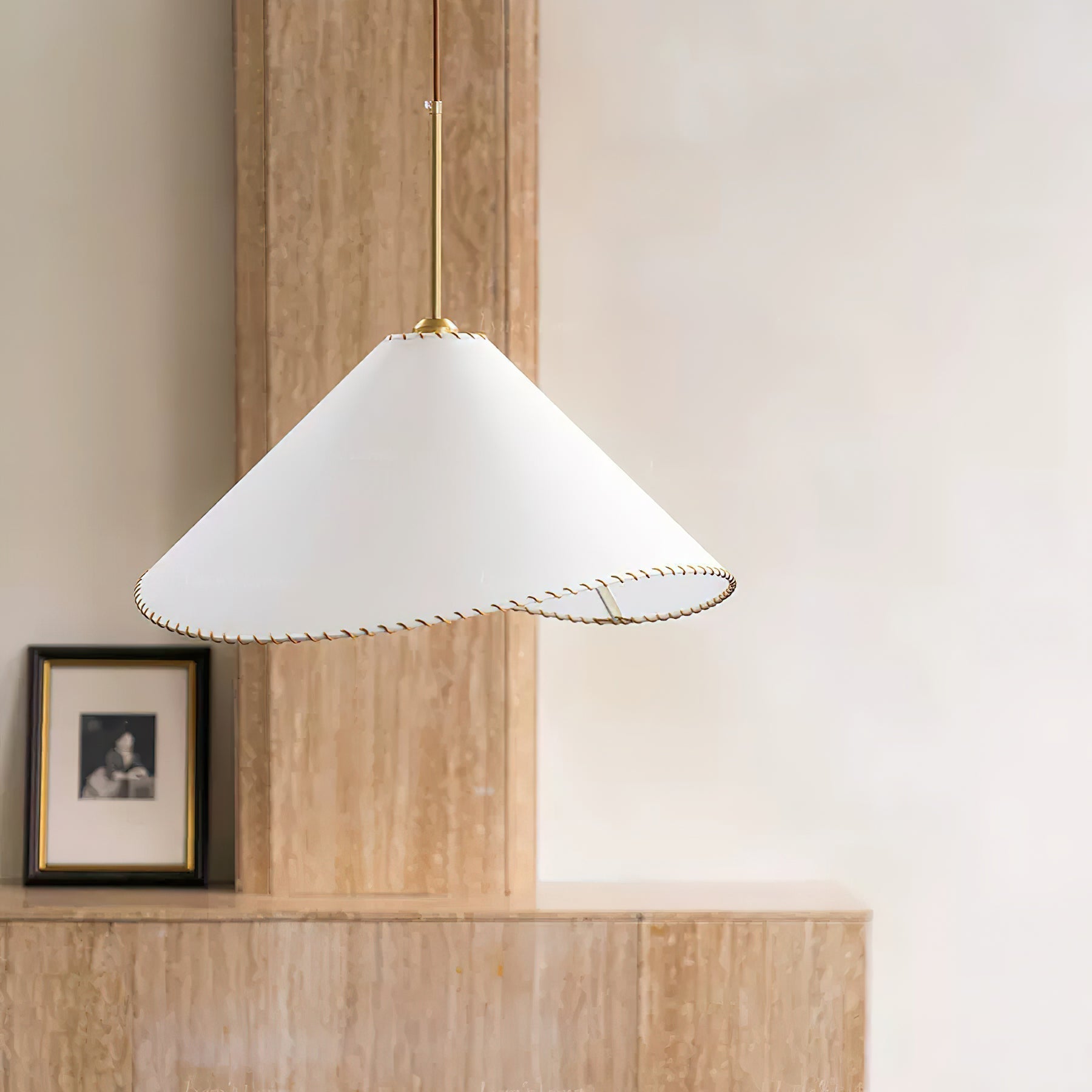 Aursoreth Nordische Pendelleuchte aus gedrehtem Stoff-Letslighting